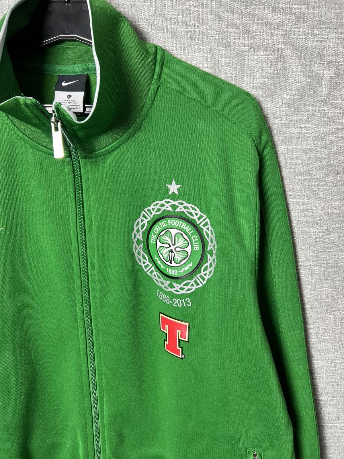 Nike Rare 2012/13 Nike Celtic Football Track Top Training Jacket Size US XL / EU 56 / 4 - 4 Thumbnail