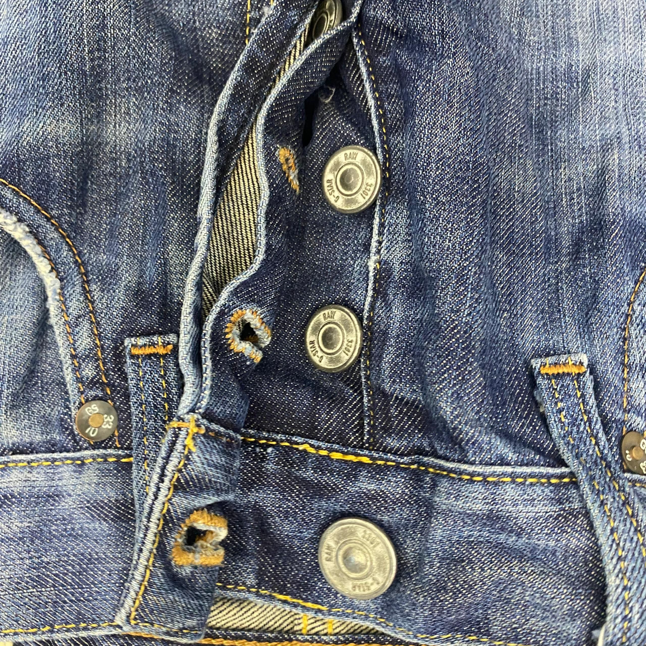G-Star 💥Best Offer💥Vintage G Star Raws Distressed Denim Size US 32 / EU 48 - 12 Thumbnail