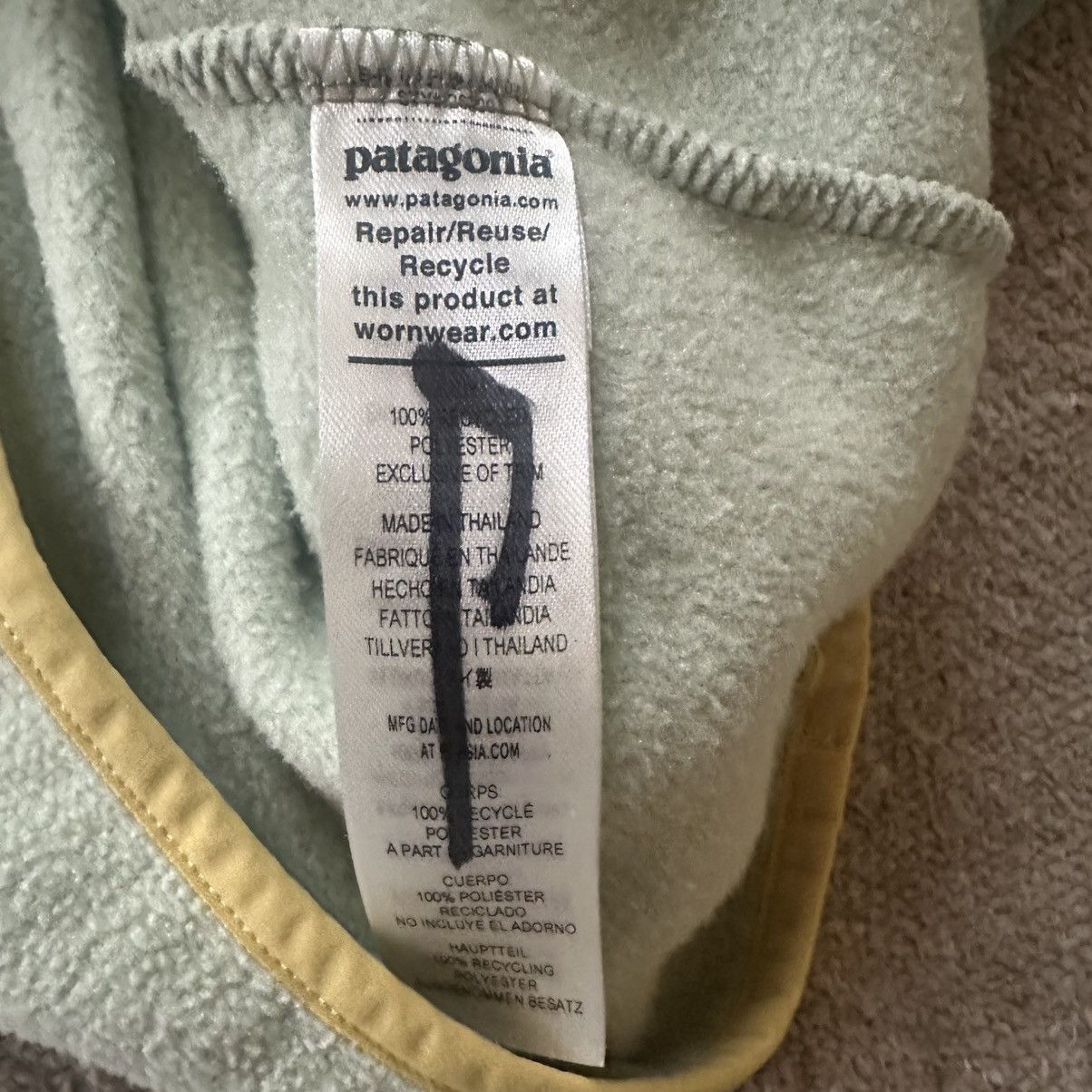 Patagonia Patagonia Microdini Fleece 1/2 Zip in Salvia Green Size US M / EU 48-50 / 2 - 7 Thumbnail