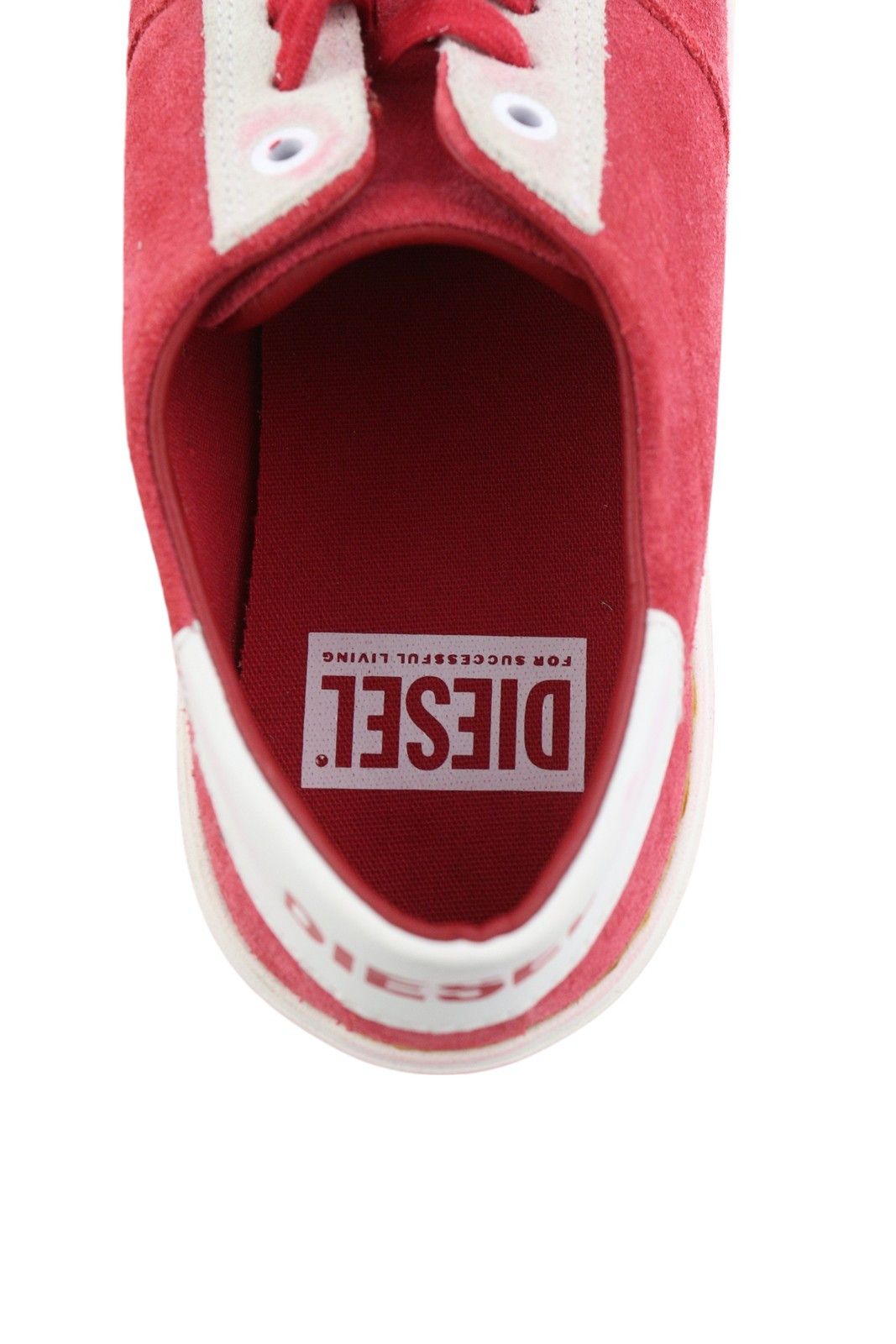 Diesel S-MYDORI LC EU42 Red Suede Leather 41524 Size US 9 / EU 42 - 8 Thumbnail