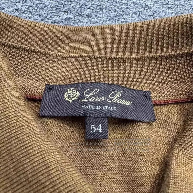 Loro Piana Loro Piana Solid Polo Shirt. Size US XL / EU 56 / 4 - 2 Thumbnail