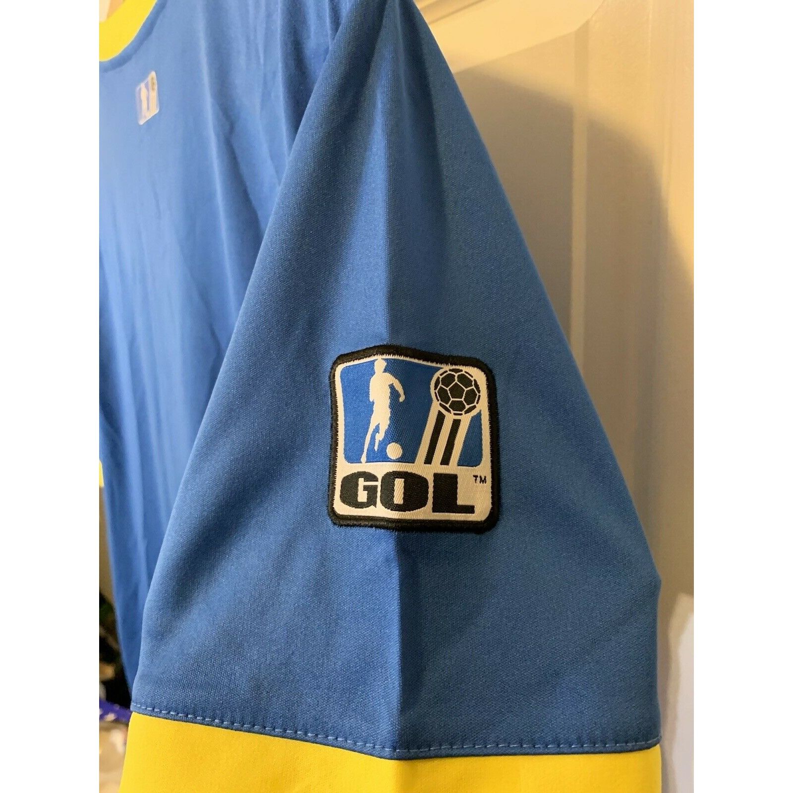 Other New Brazil Futbol Soccer Club Team Jersey GOL Blue Yellow Me Size US S / EU 44-46 / 1 - 8 Thumbnail
