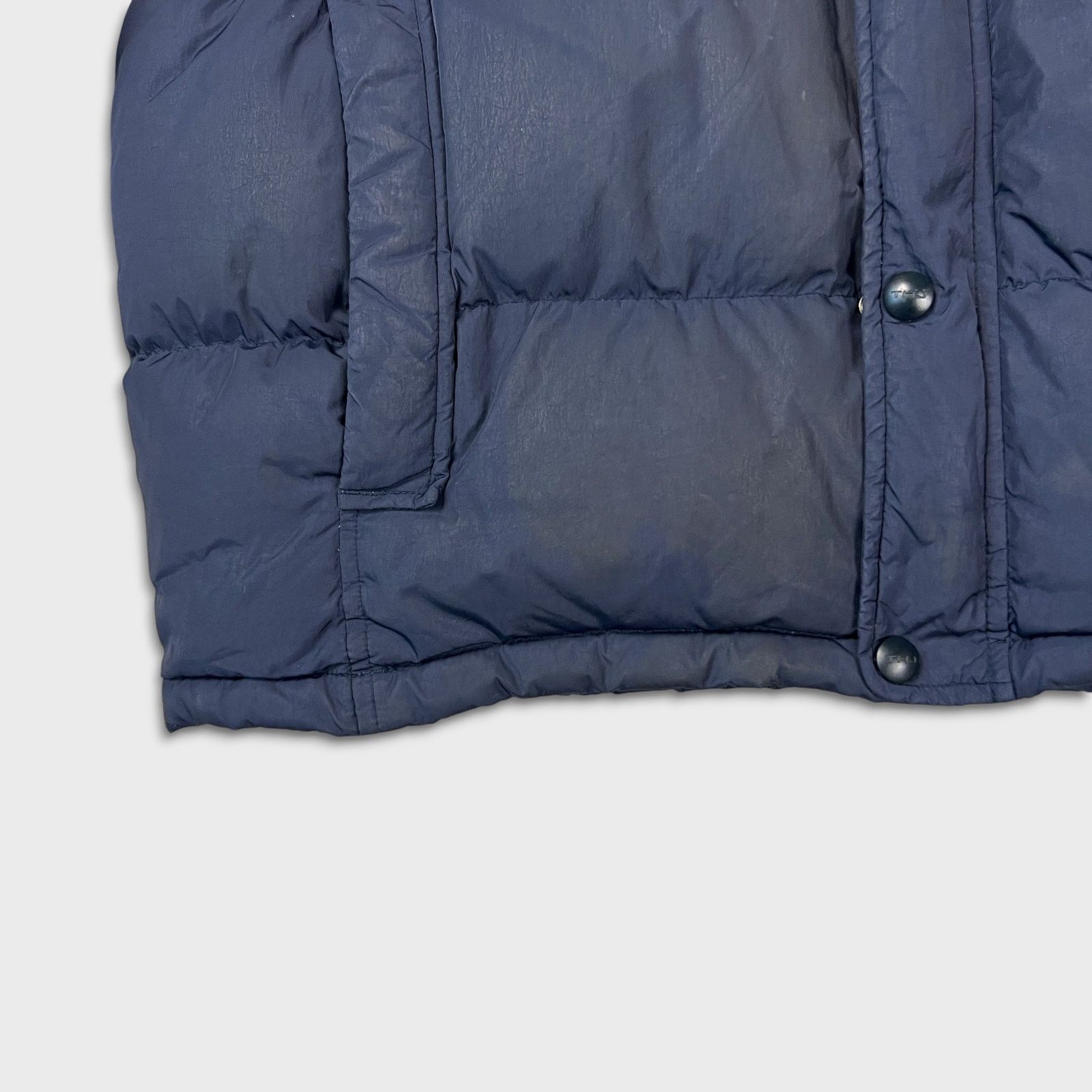 Tommy Hilfiger × Vintage Vintage 90s Tommy Hilfiger Jacket XL Flag Zip Puffer Bomber Size US XL / EU 56 / 4 - 5 Thumbnail