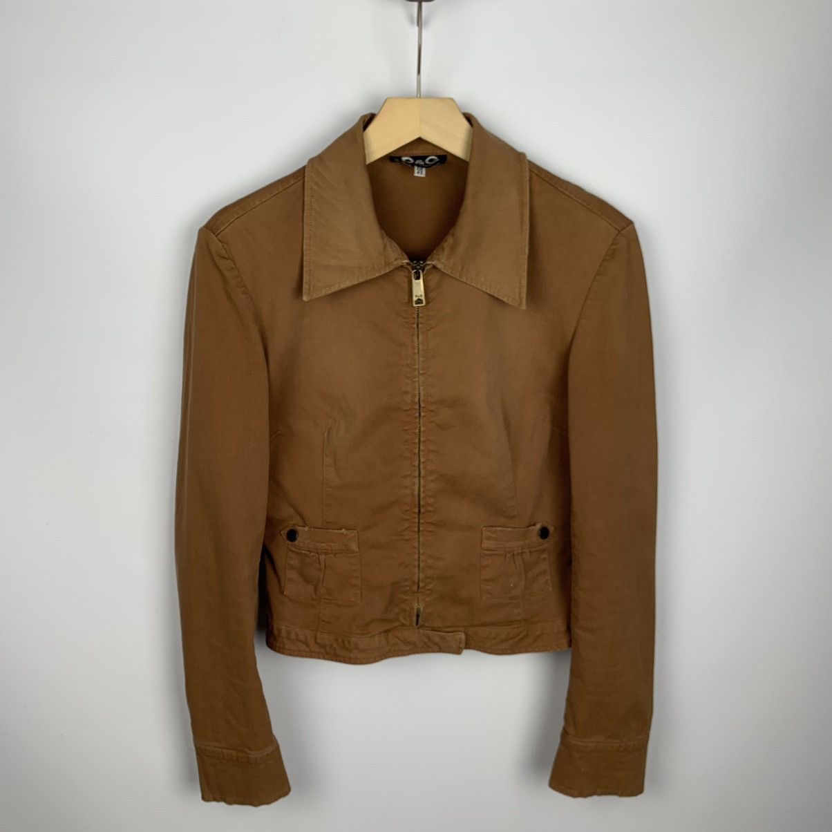 Dolce & Gabbana Vintage Dolce & Gabbana Full Zip Avant Garde Jacket Size 42 Size M / US 6-8 / IT 42-44 - 1 Thumbnail