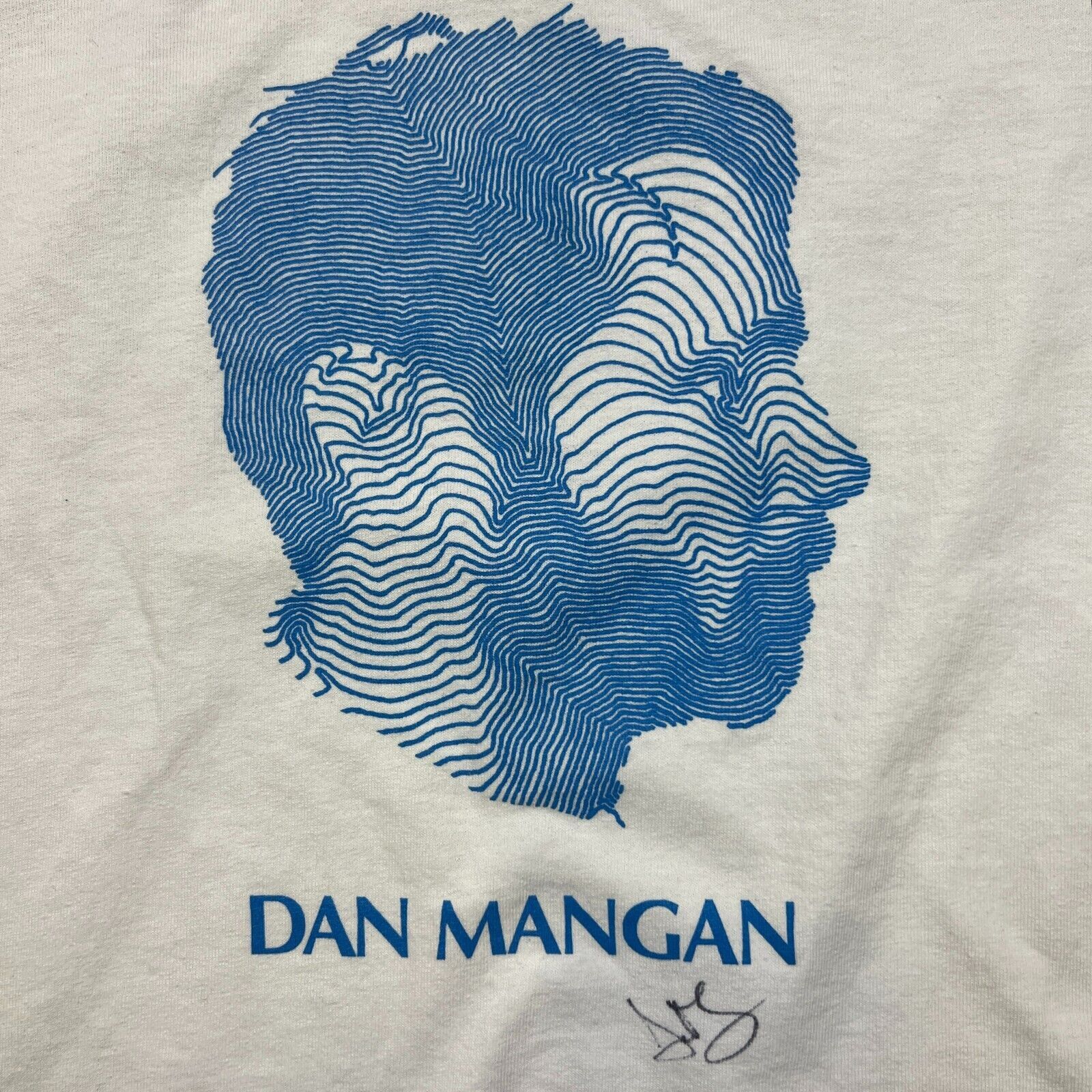 Band Tees × Vintage VTG Dan Mangan Gel Pen T Shirt Large Autographed Band Tee Size US L / EU 52-54 / 3 - 2 Thumbnail