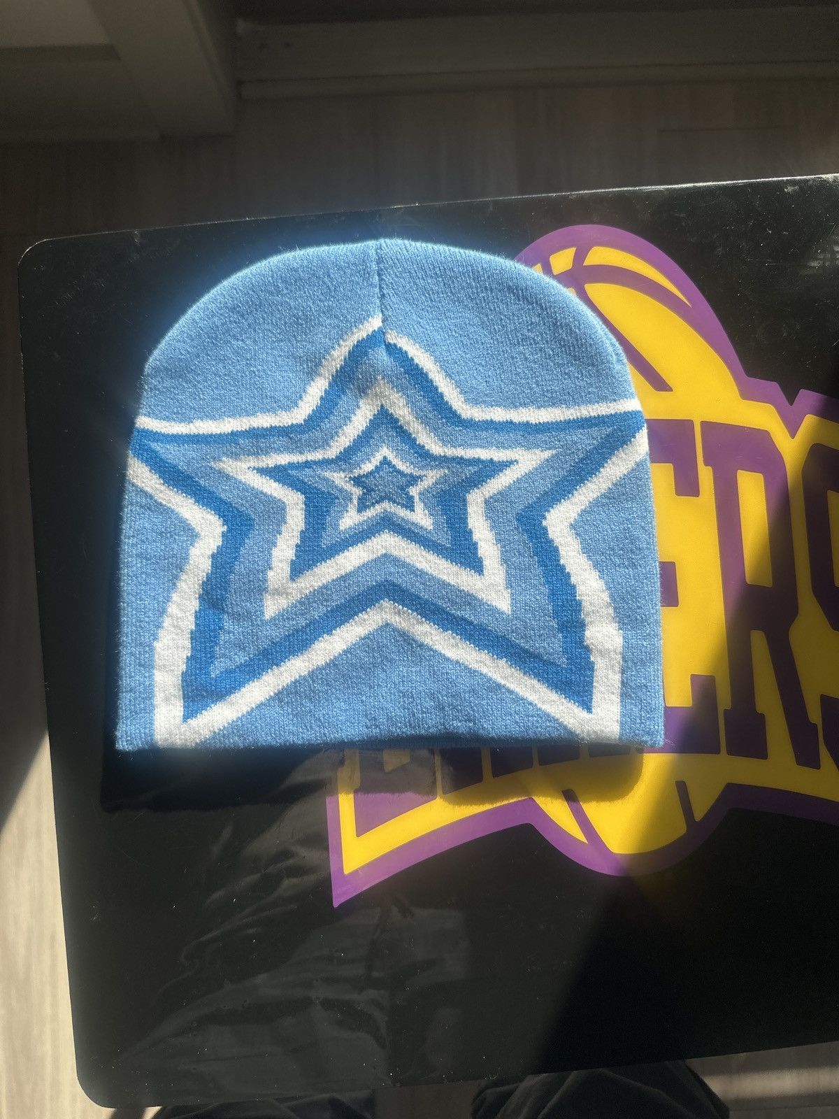 Other Blue Star Beanie Size ONE SIZE - 1 Thumbnail