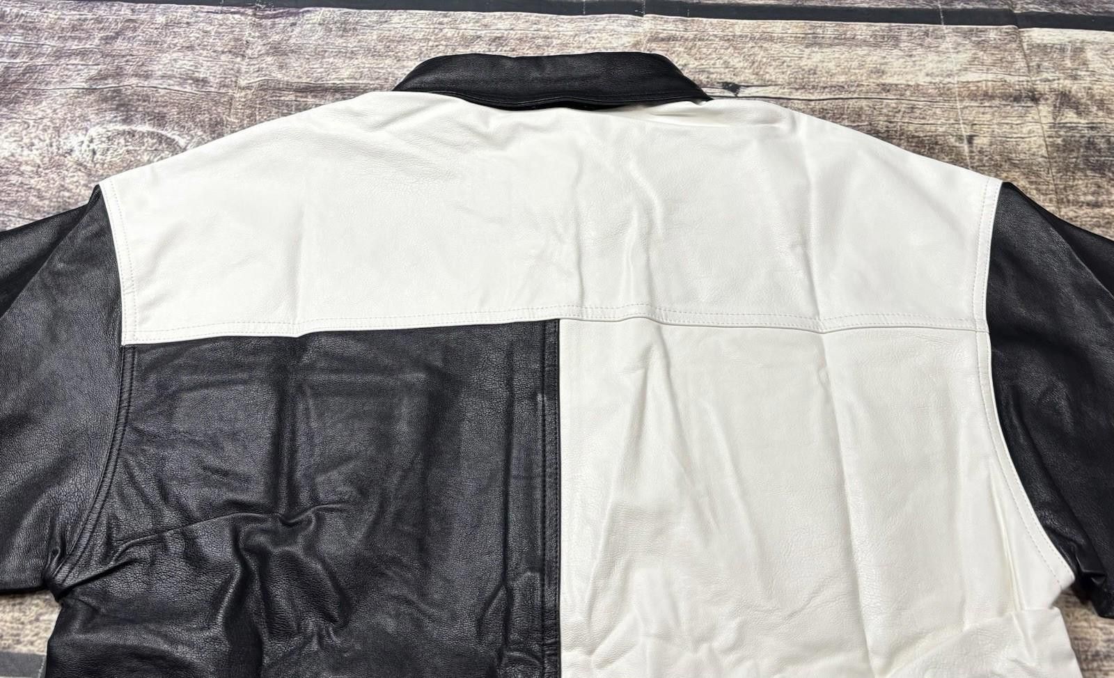 Other Le Lis Collection Jacket Womens XS Faux Leather Colorblock Size XS / US 0-2 / IT 36-38 - 6 Thumbnail