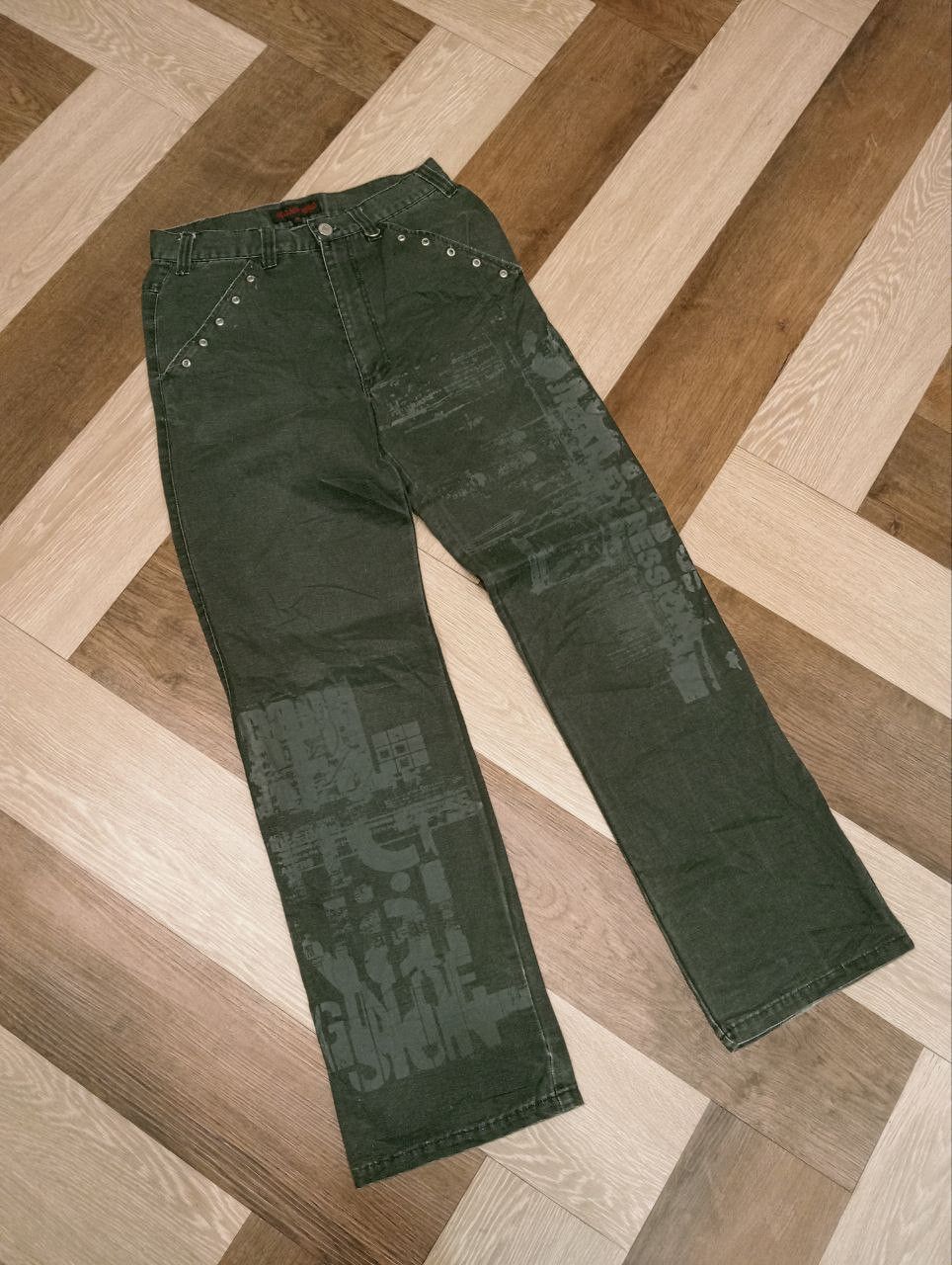 Japanese Brand VINTAGE CLASH AHEAD JAPAN PANTS Size US 29 - 2 Thumbnail