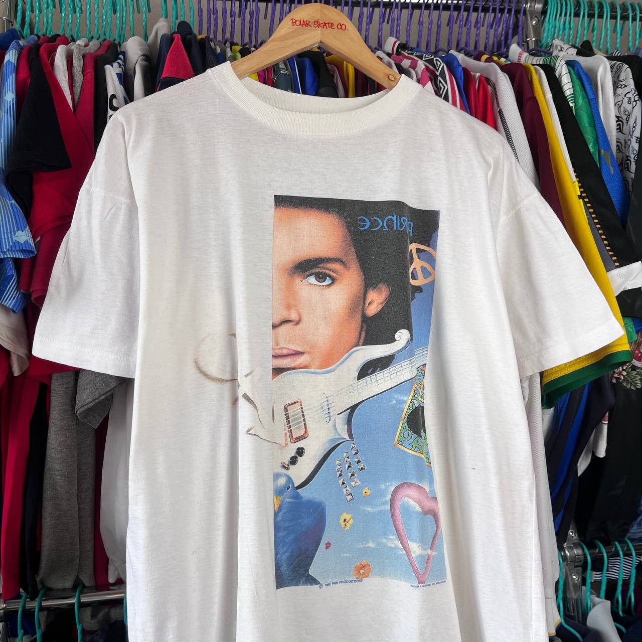 Vintage Rare 1990 Prince Nude Tour Concert Graphic Tshirt