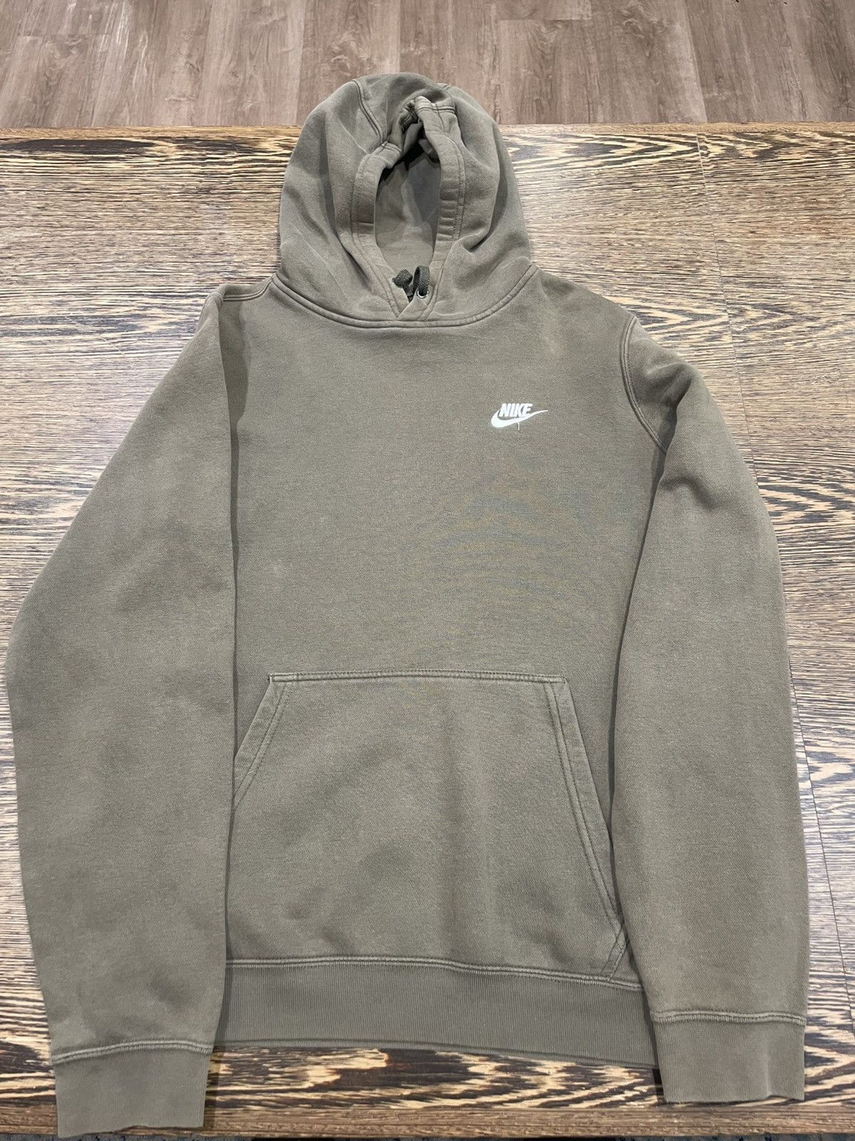Nike Nike Olive Green pullover hoodie Size US S / EU 44-46 / 1 - 1 Thumbnail