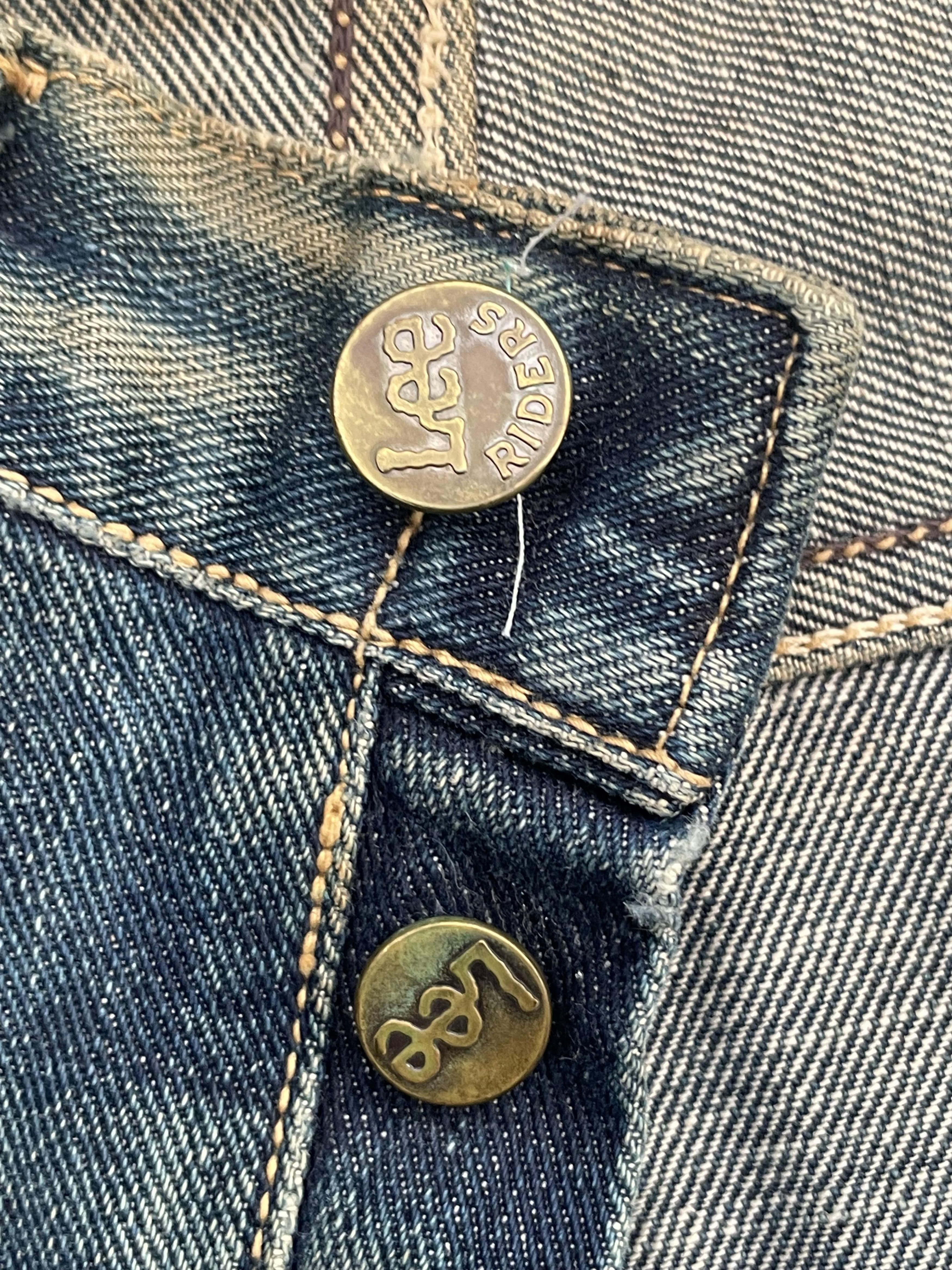 Lee Vintage Selvedge Lee Rider Distresed Denim Size US 32 / EU 48 - 12 Thumbnail
