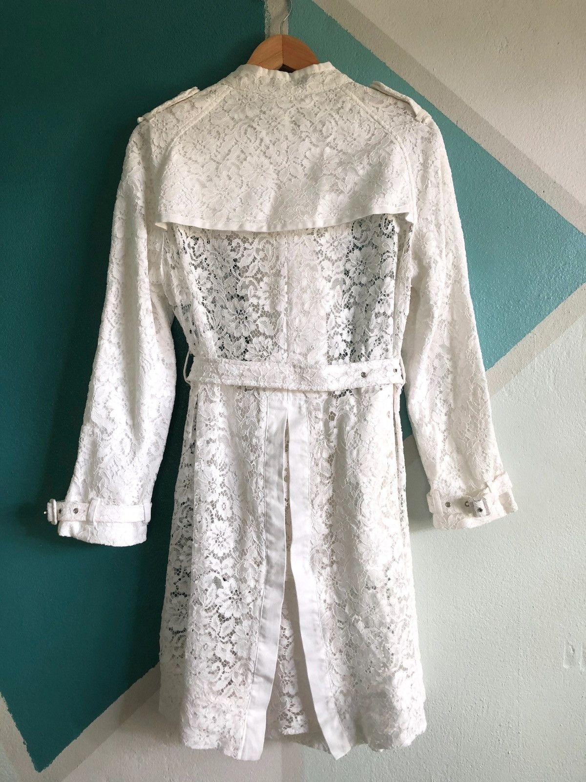 Givenchy OFFER ME‼️ Givenchy Ricciardo Tisci floral Trench coat Size L / US 10 / IT 46 - 2 Thumbnail