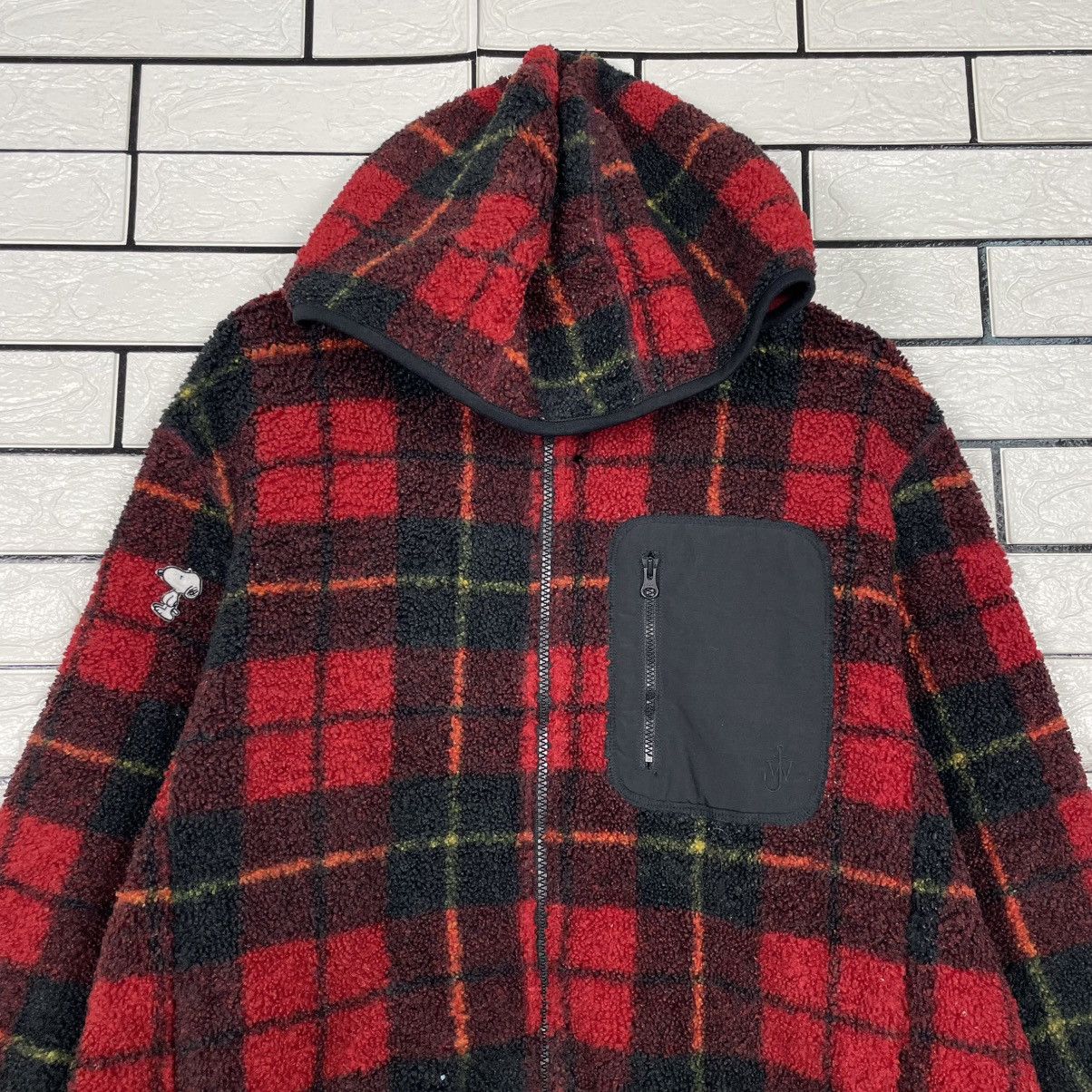 JW Anderson × Uniqlo Uniqlo x JW Anderson Tartan Hooded Deep Pile Jacket Size US XL / EU 56 / 4 - 2 Thumbnail