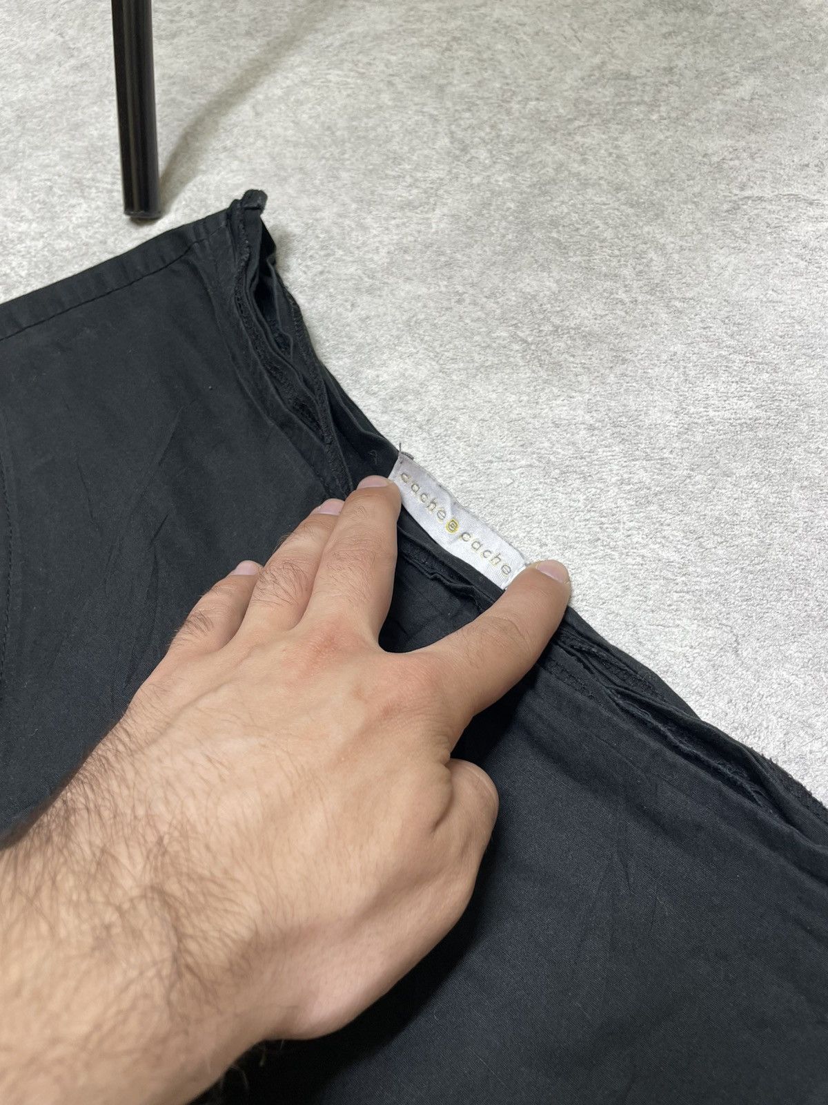 If Six Was Nine × Japanese Brand × Le Grande Bleu (L.G.B.) Y's LGB Y2K Asymmetric Wide-Leg Pants With Adjustable Hem Size US 32 / EU 48 - 20 Thumbnail
