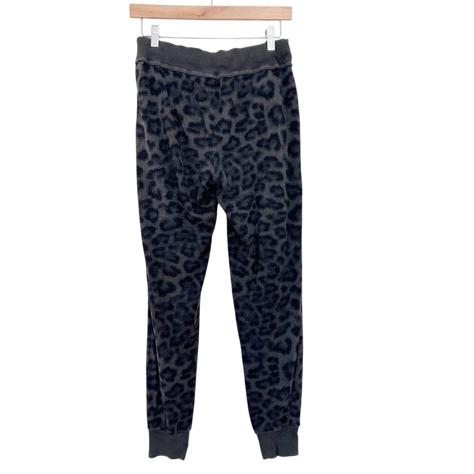Splendid Splendid Gray Leopard Print Joggers Sweatpants Sz XS Size 26" / US 2 / IT 38 - 4 Thumbnail