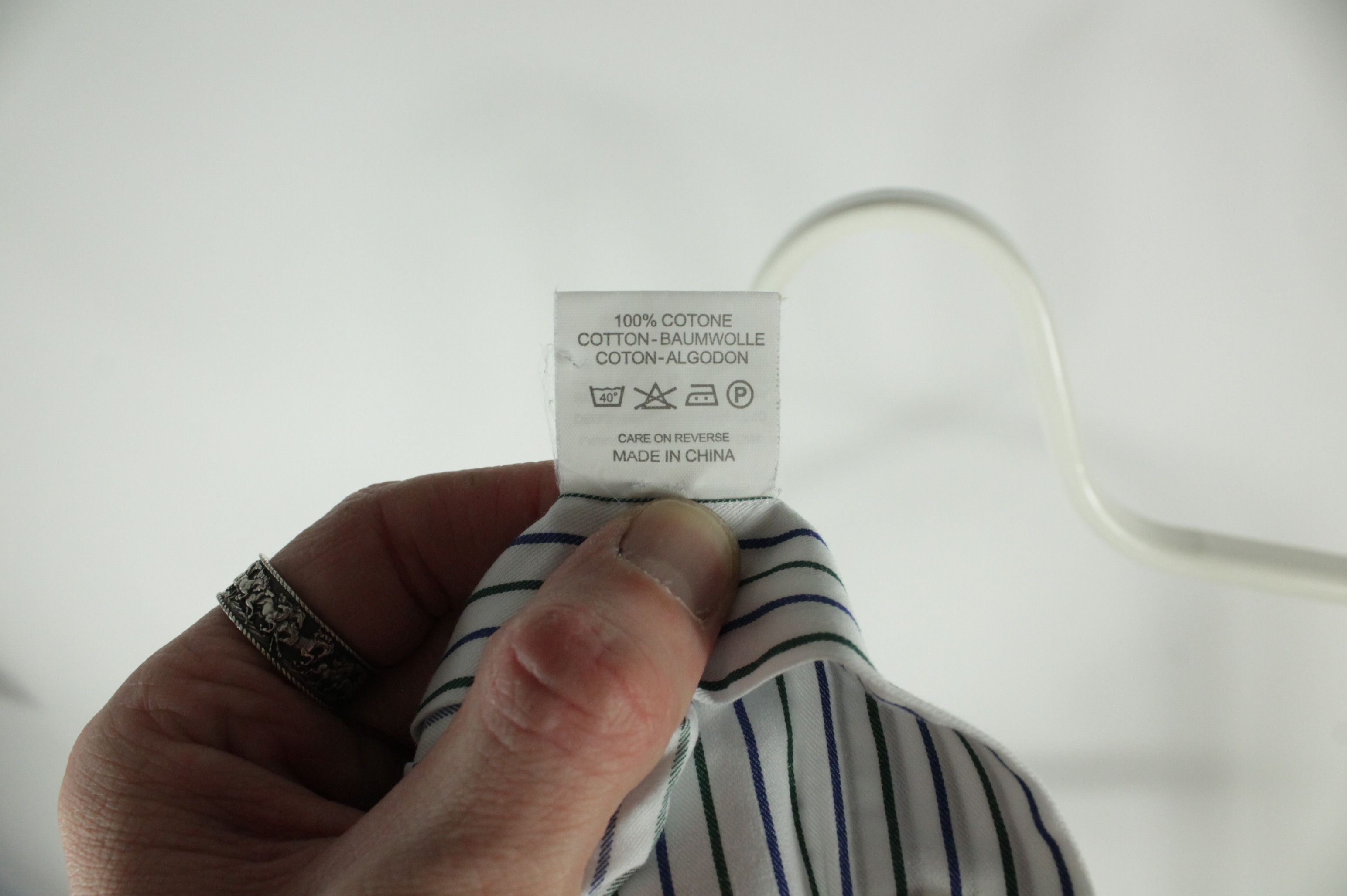 Boggi Boggi Milano Doppio Ritorto Multi Striped Formal Shirt Size US L / EU 52-54 / 3 - 7 Thumbnail