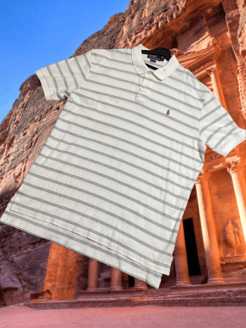Polo Ralph Lauren Streetwear T-Shirt Polo Ralph Lauren striped Y2K Vintage Size US L / EU 52-54 / 3 - 1 Thumbnail