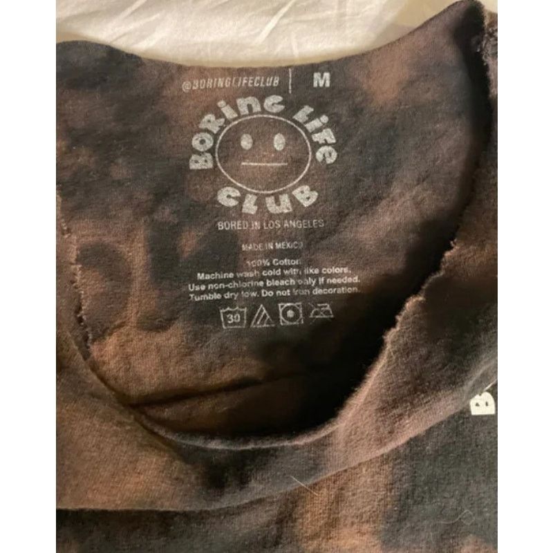 Other Boring Life Club Tie-Dye Graphic Tee Cropped Bowling Shirt M Size M / US 6-8 / IT 42-44 - 3 Thumbnail