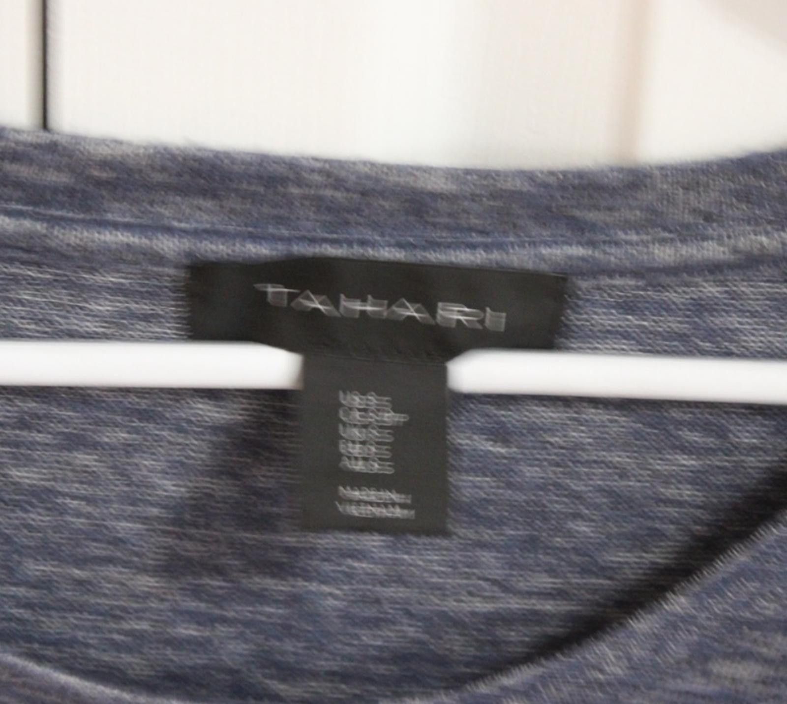 Elie Tahari Tahari Heathered Navy Blue Long Sleeve Sweater - Size Small Size S / US 4 / IT 40 - 2 Thumbnail