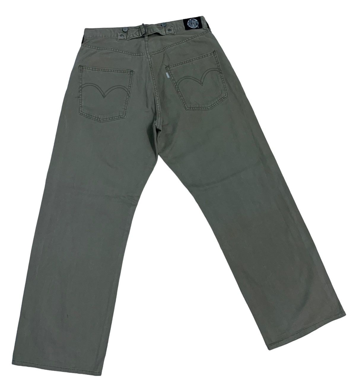 Levi's × Levi's Vintage Clothing 🔥Rare Vintage Levis SilverTab Loose Buckle Back Pants Size US 30 / EU 46 - 7 Thumbnail