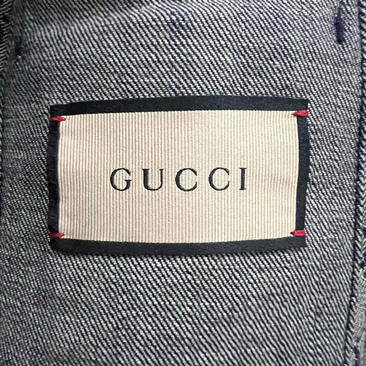 Gucci Gucci Full print GG logo denim jacket 2501-Nextarrow Size US S / EU 44-46 / 1 - 5 Thumbnail