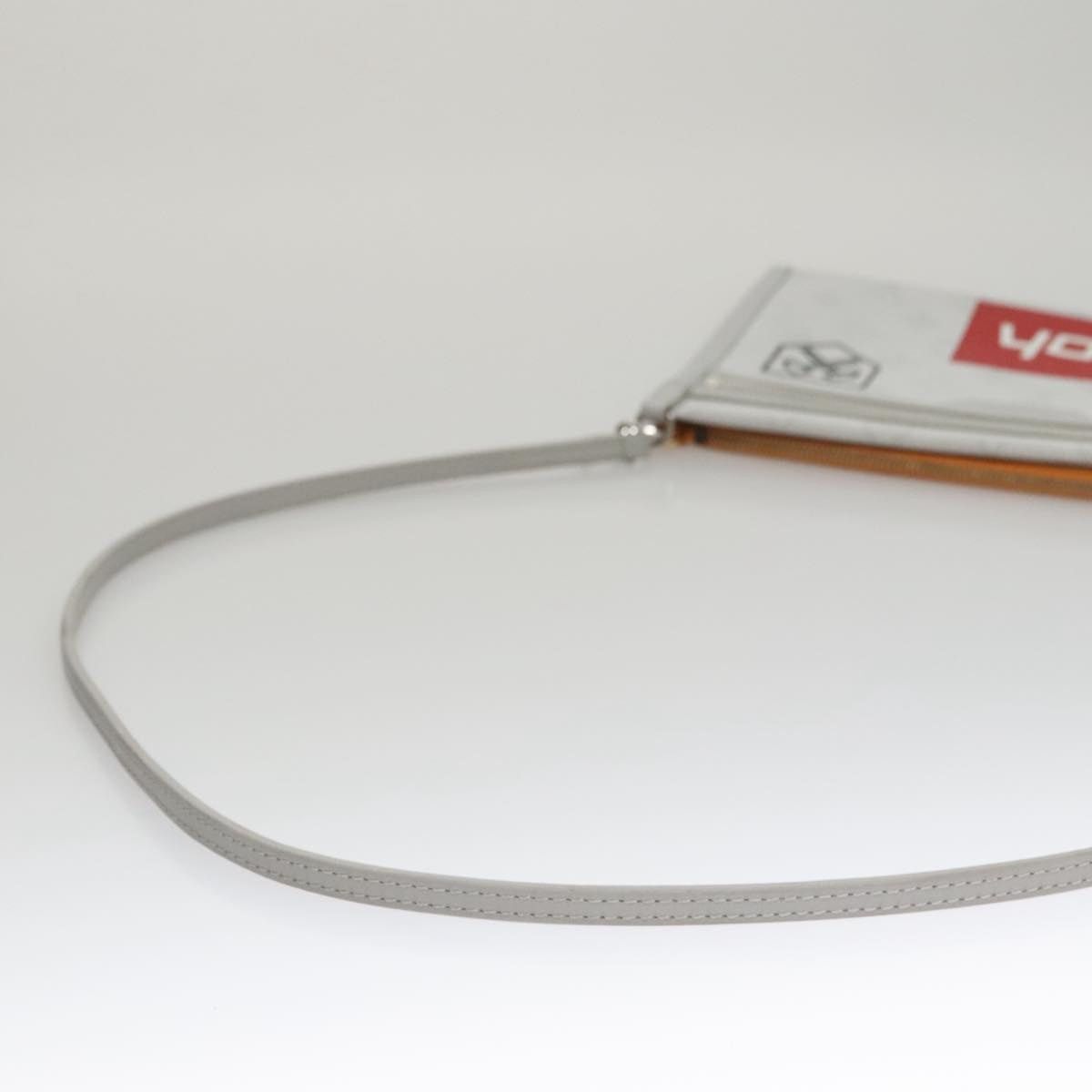 Louis Vuitton LOUIS VUITTON Monogram White Flat Mensenger Shoulder Bag Size ONE SIZE - 7 Thumbnail