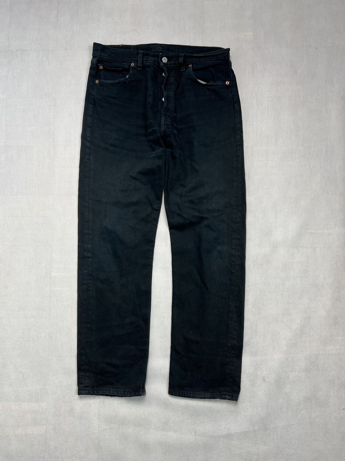 Levi's × Vintage Pants Levi’s 501 black vintage 1997 black Size US 34 / EU 50 - 2 Thumbnail