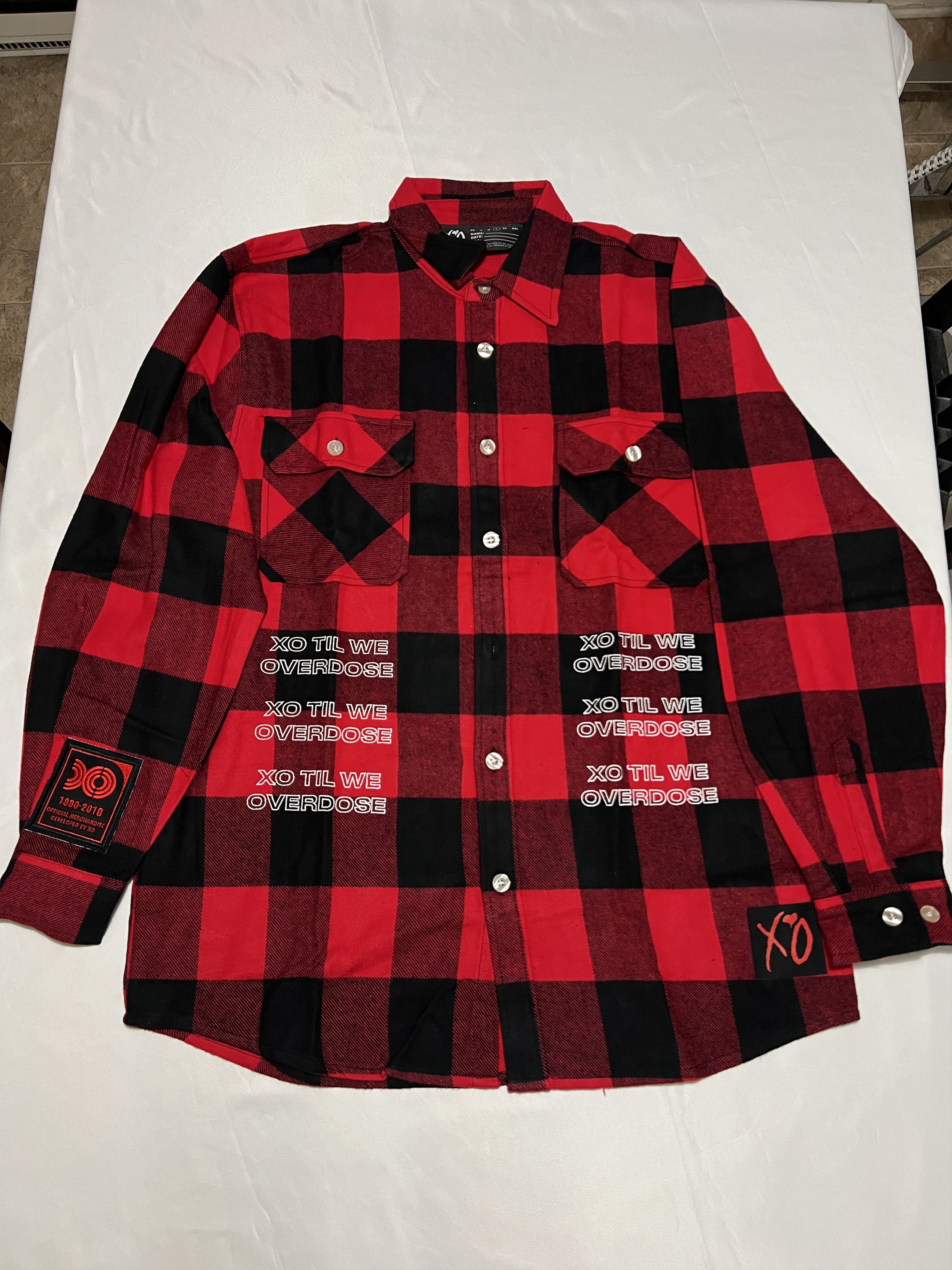 The Weeknd THE WEEKND XO XOTWOD CHAPTER V FLANNEL My Dear Melancholy Size US L / EU 52-54 / 3 - 6 Thumbnail