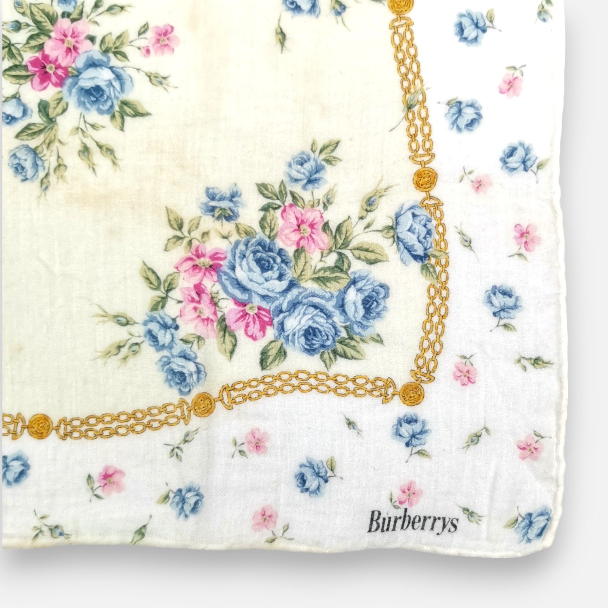 Burberry Vintage Burberry Handkerchief Pocket Square Bandana Size ONE SIZE - 4 Thumbnail