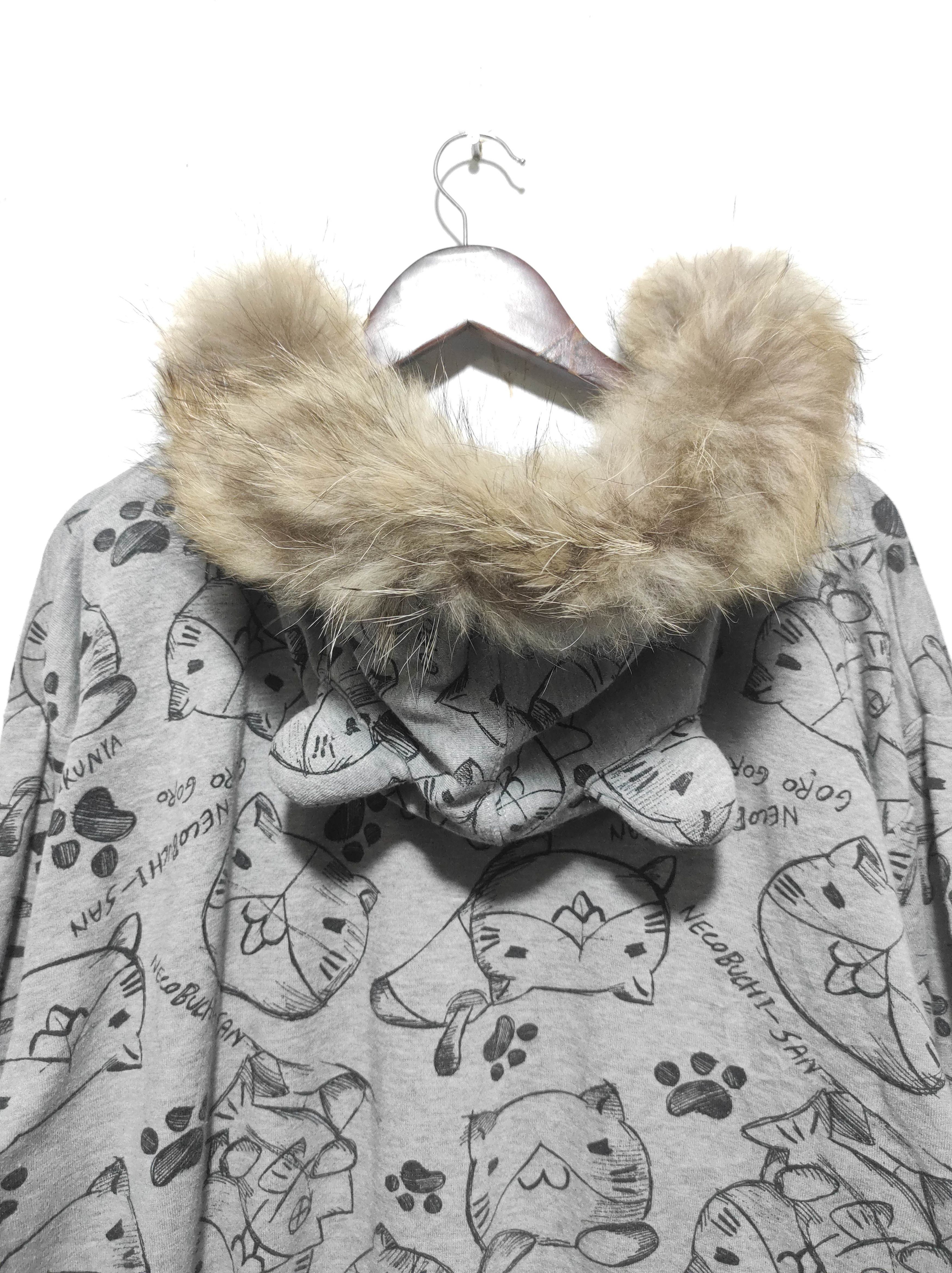 Hysteric Glamour Necobuchi-San ear Zip Fur Hoodie ifsixwasnine lgb style Size US XL / EU 56 / 4 - 16 Thumbnail