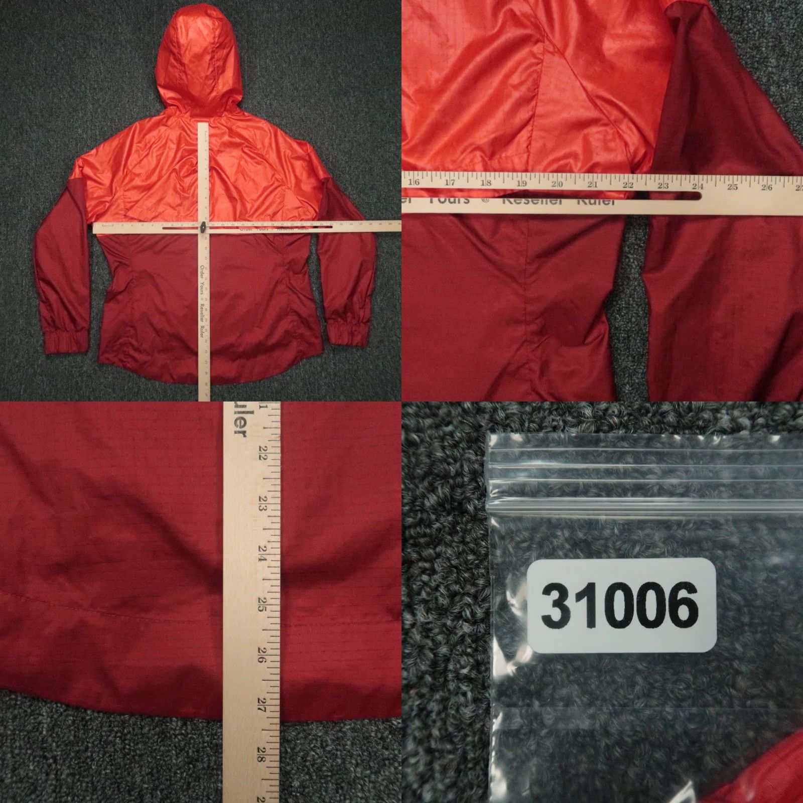 Nike Nike Windrunner Jacket Womens Large Red Hooded Full Zip Windbreaker Jacket Zip Lightweight Lined Pockets Hooded Windrunner Nike Size L / US 10 / IT 46 - 8 Thumbnail