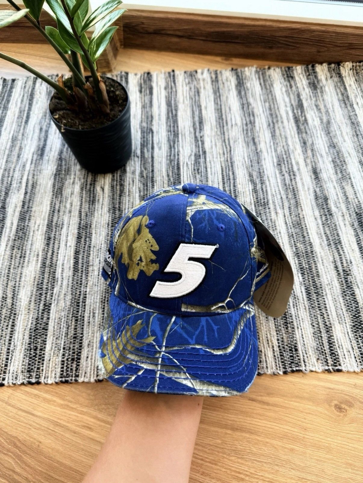 NASCAR NEW REAL TREE NASCAR RACING CAP SNAPBACK HAT BLUE Size ONE SIZE - 1 Thumbnail