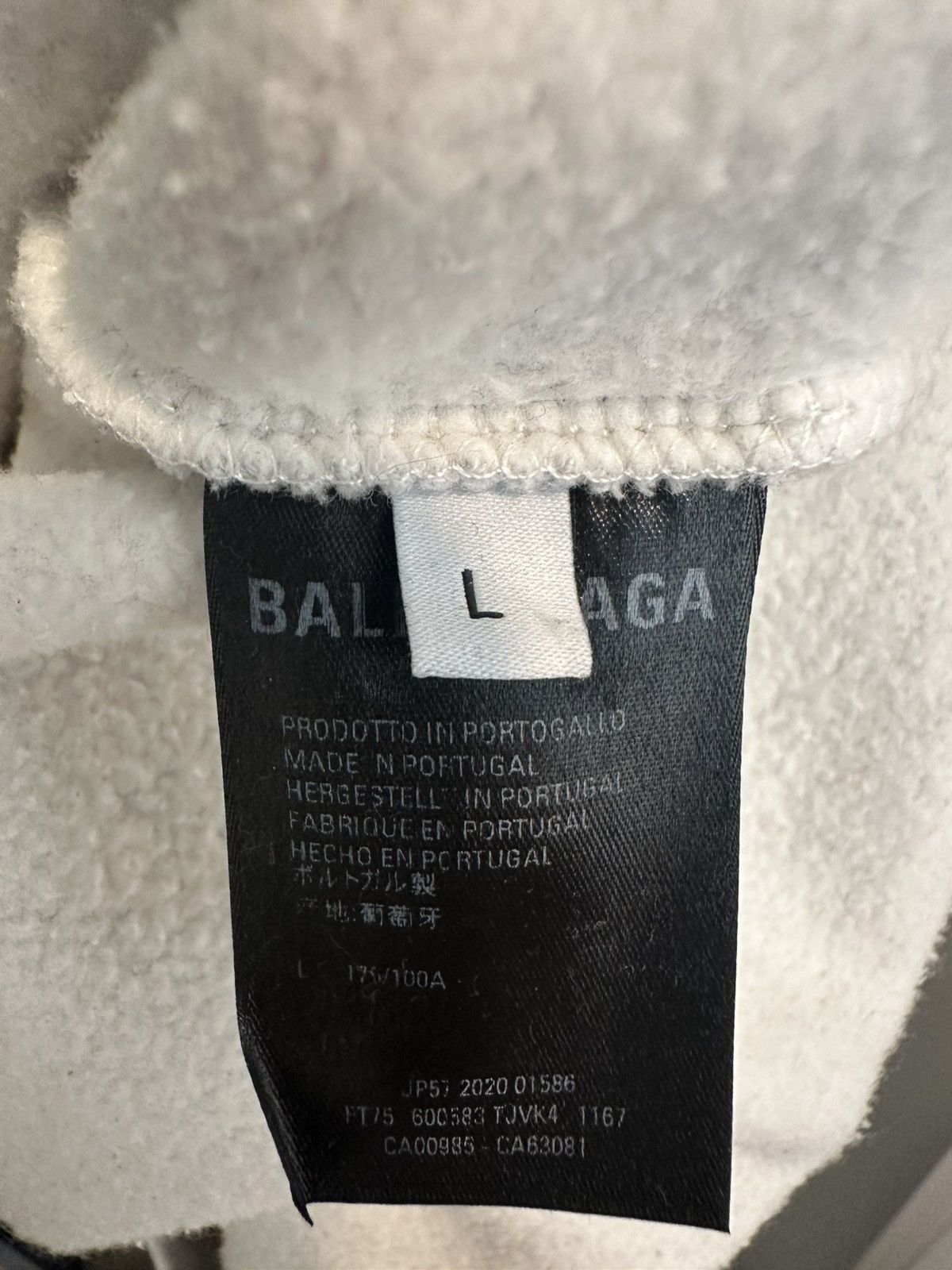 Balenciaga Balenciaga Grey WFP Hoodie Size US L / EU 52-54 / 3 - 5 Thumbnail
