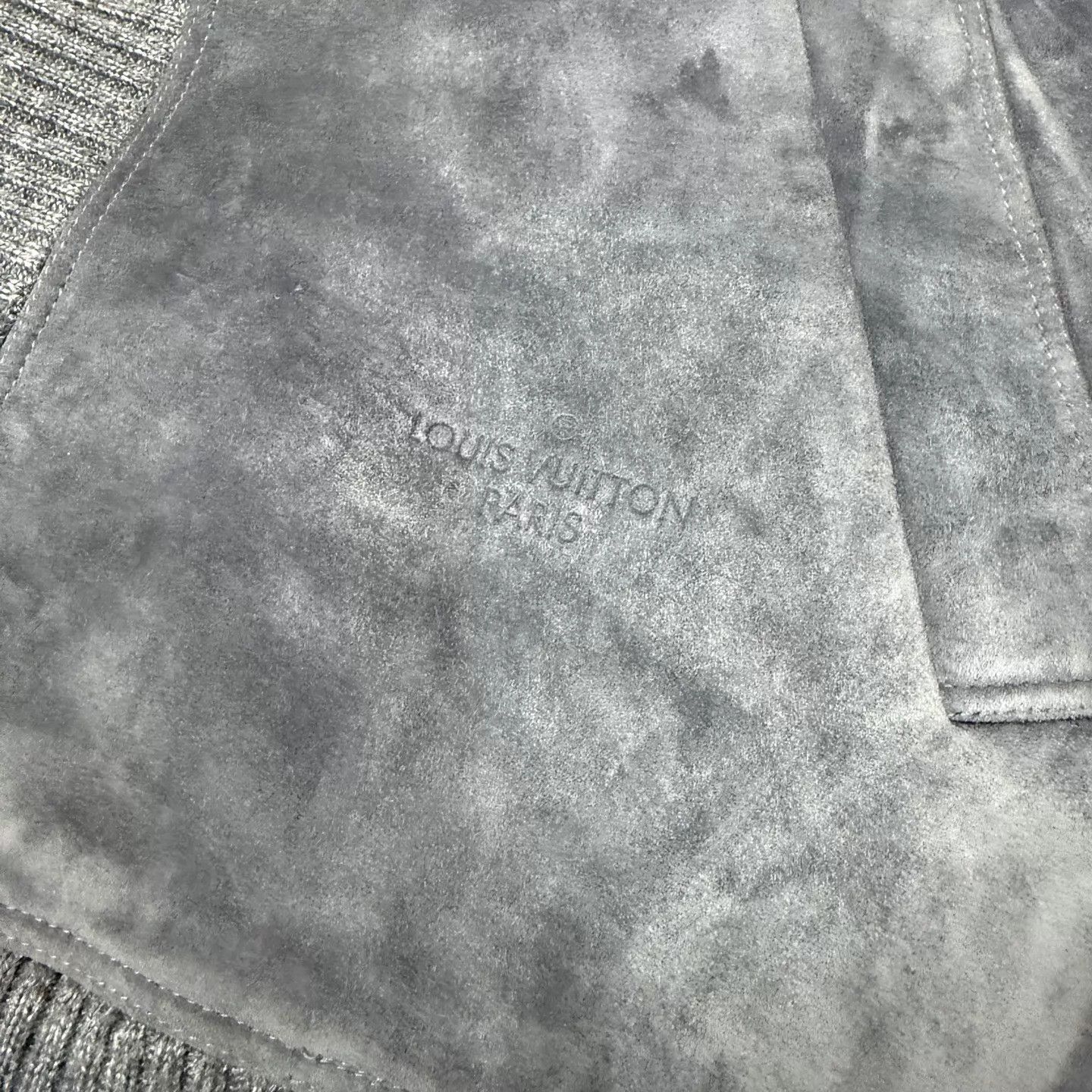 Louis Vuitton LV Gray Wool Knit Color Blocked Jacket M 99 New Size US M / EU 48-50 / 2 - 3 Thumbnail