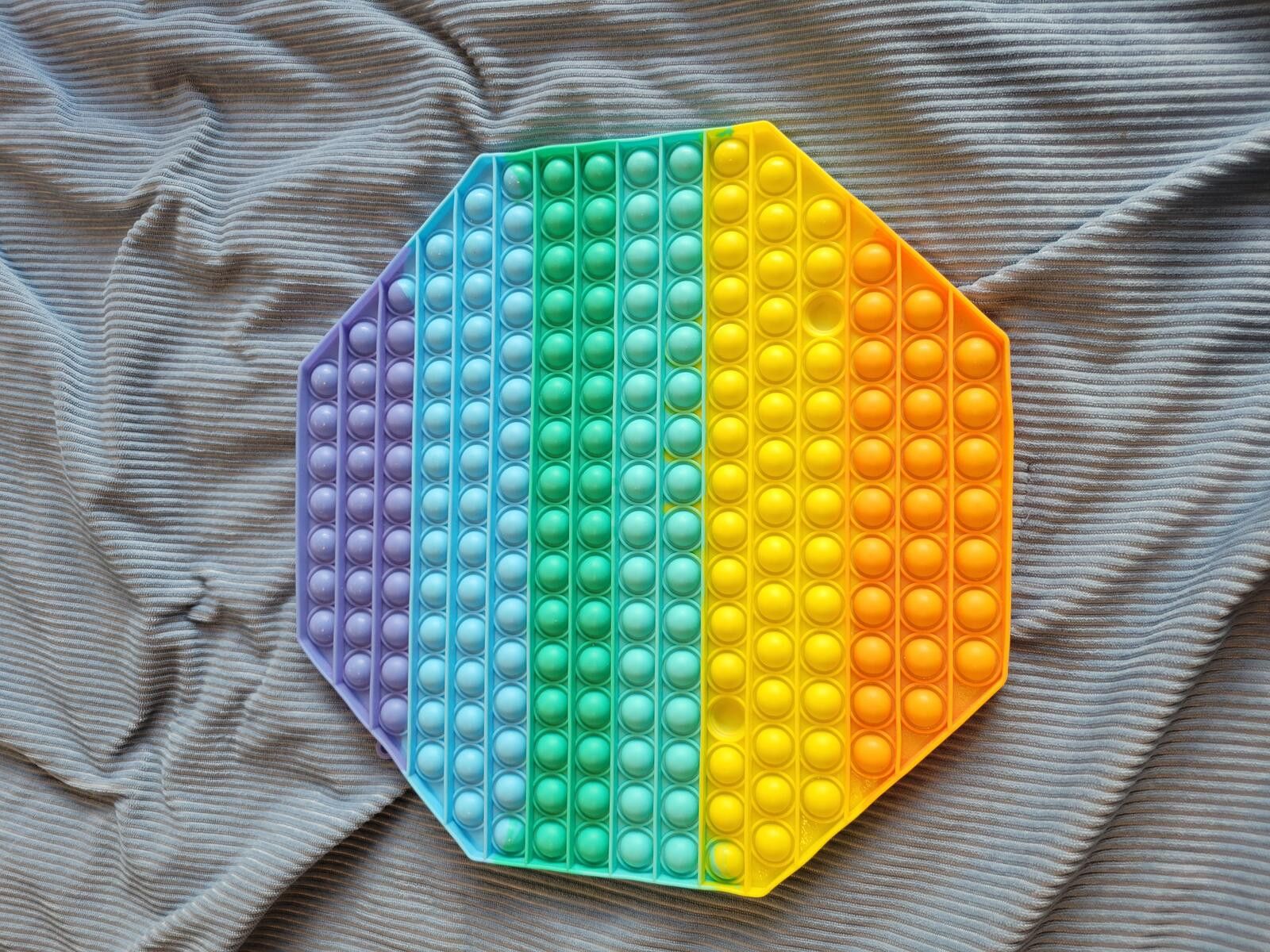 Genetic Manipulation Shinichiro Kuriya Huge! Octagonal Rainbow Pop It Fidget Toy Size ONE SIZE - 2 Thumbnail