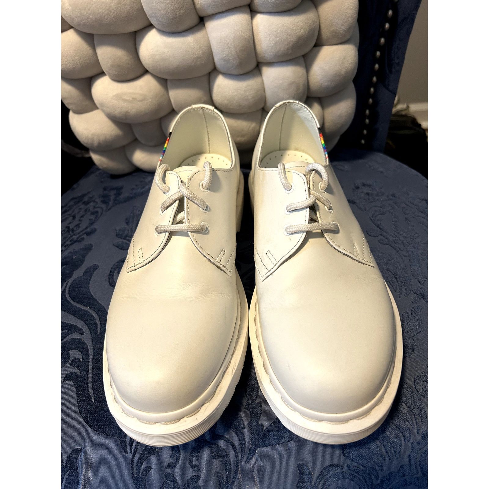 Dr. Martens Dr Martens Pride White Oxford Size 8/EU 39 Size US 8 / IT 38 - 4 Thumbnail