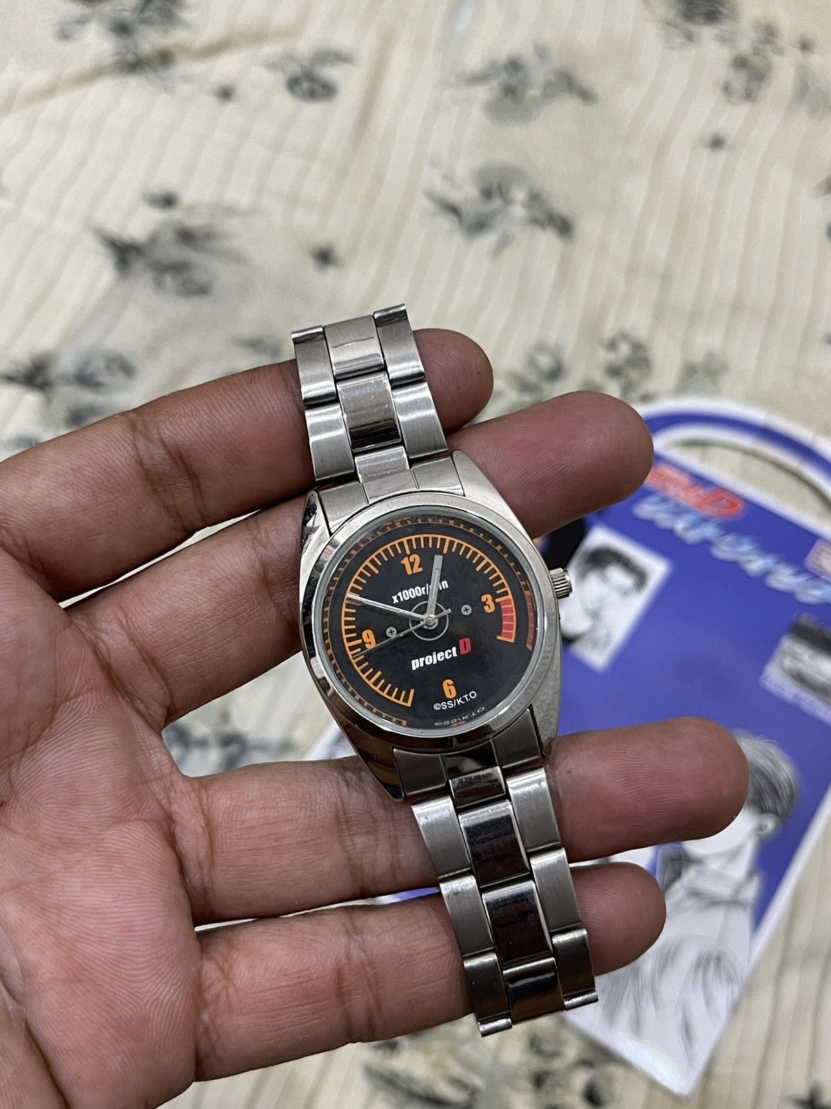 Anime 🔥🔥🔥VINTAGE ARCHIVE INITIAL D JAPAN ANIME QUARTZ WATCH Size ONE SIZE - 4 Thumbnail