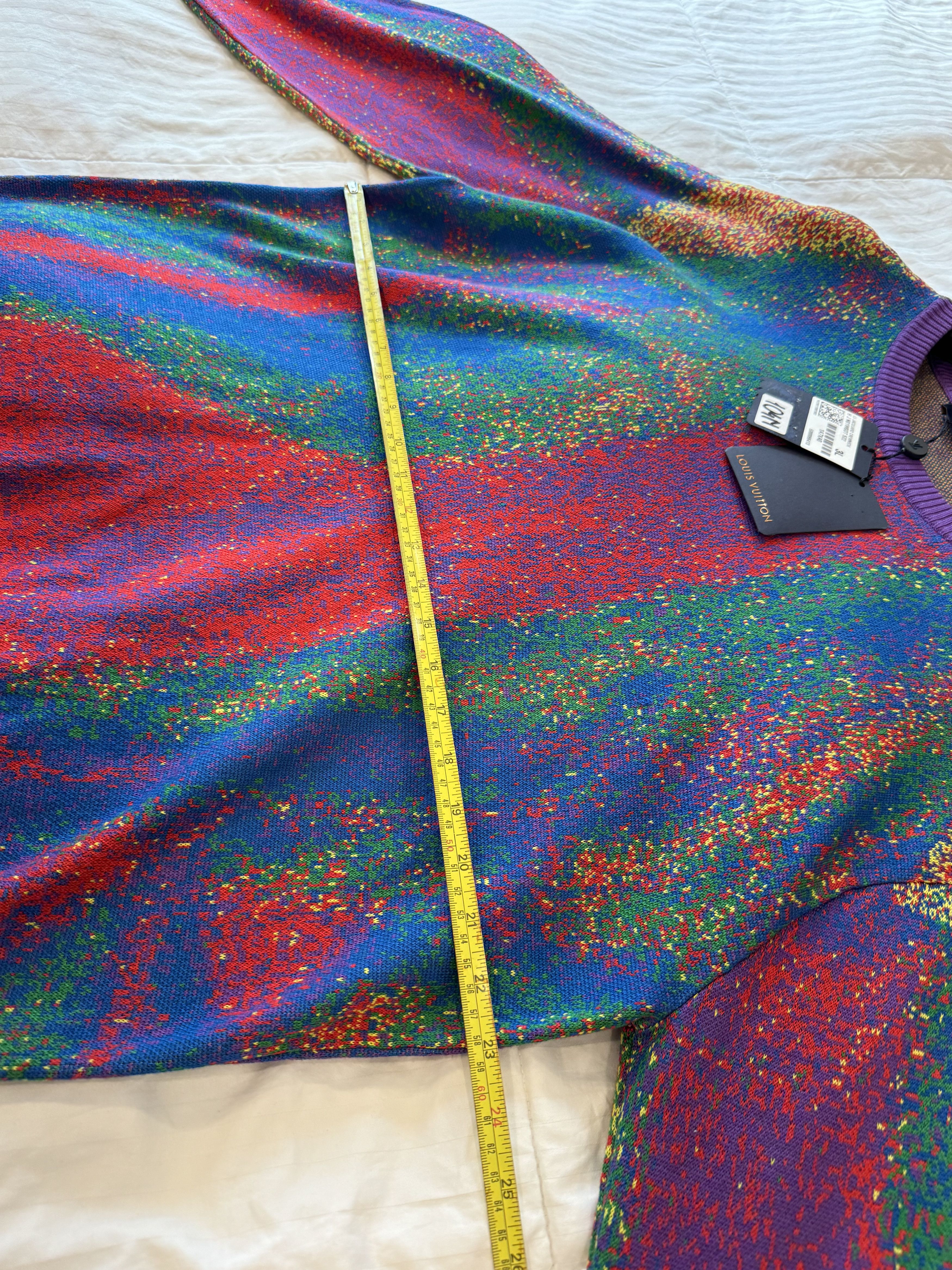 Louis Vuitton Louis Vuitton Multicolor Pullover Rainbow Sweater Size US XXL / EU 58 / 5 - 7 Thumbnail