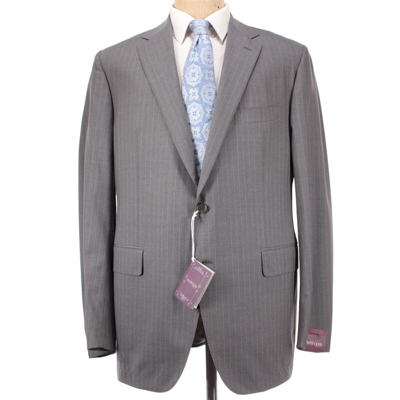 Sartoria Partenopea Sartoria Partenopea Suit Size US 46 Long in Gray Size 46R - 1 Thumbnail