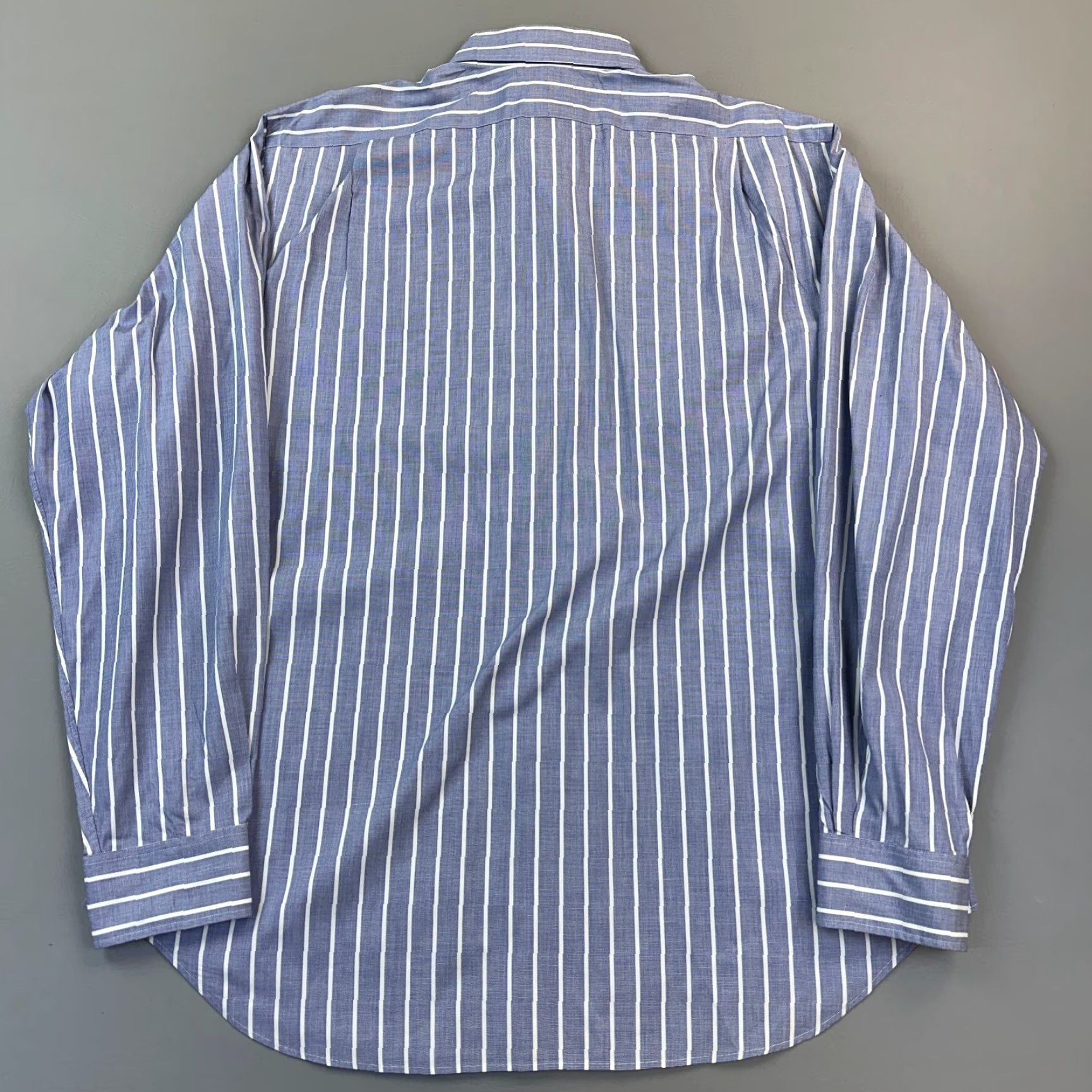 Polo Ralph Lauren VINTAGE Polo Ralph Lauren Shirt Mens XL Blue Striped Regent Classic Fit Casual Size US XL / EU 56 / 4 - 7 Thumbnail