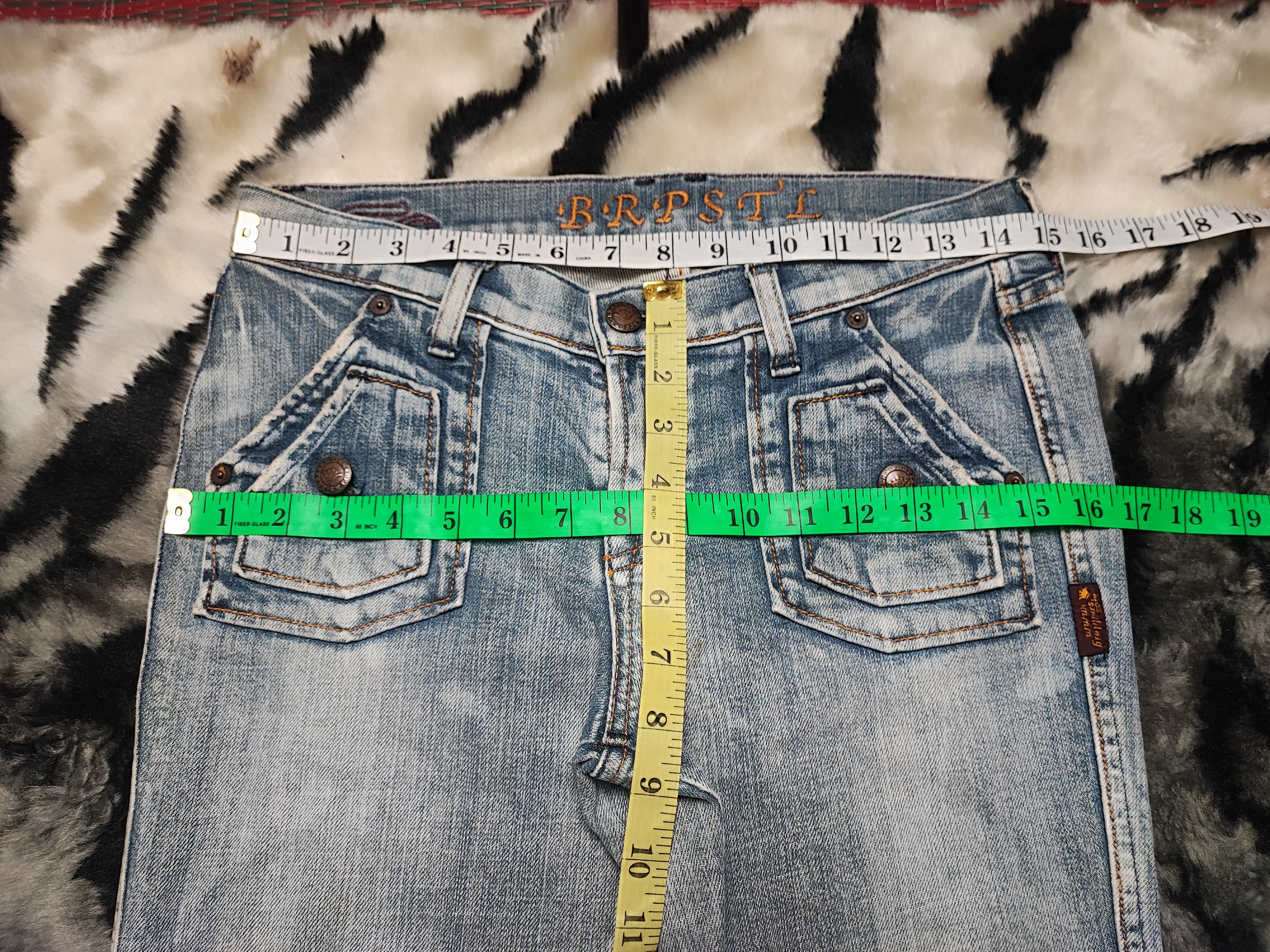 Jean Vintage Brappers Bootcut Flared Jeans Size 29" - 14 Thumbnail