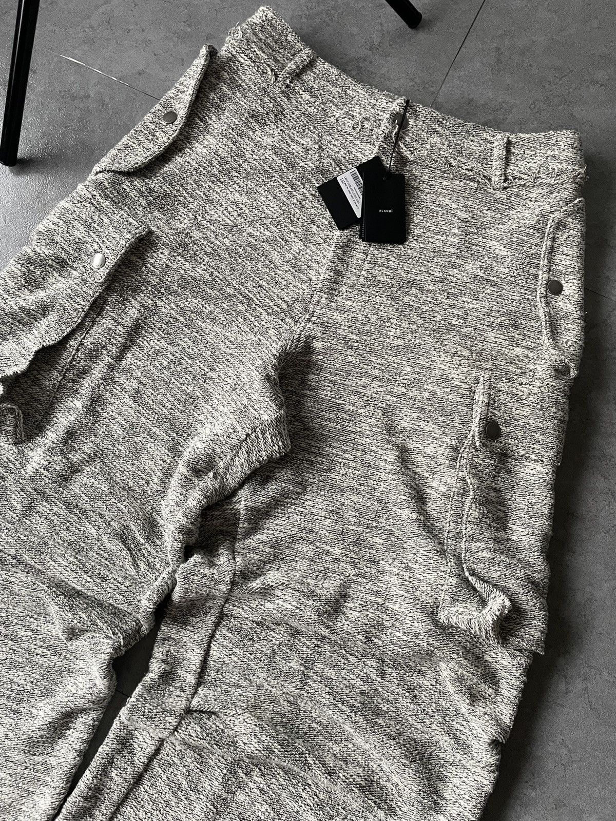 Alanui ALANUI B&W MOULINE CARGO PANTS 💫 Size US 34 / EU 50 - 2 Thumbnail