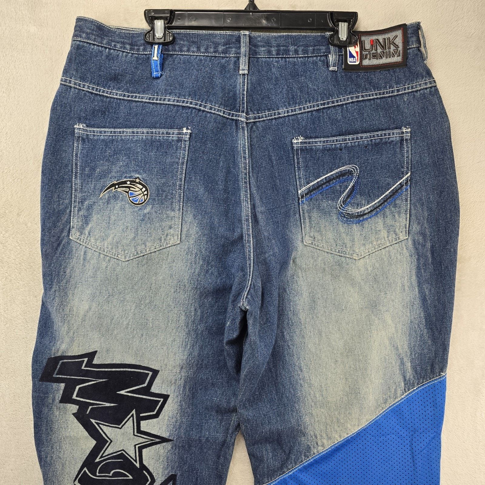 NBA NBA UNK Jeans 38x33 Tracy Mcgrady Orlando Magic Baggy Y2K Size US 38 / EU 54 - 9 Thumbnail