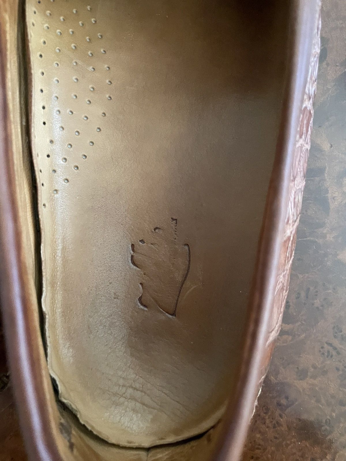 Zelli Crocodile Driving Loafers Size US 11.5 / EU 44-45 - 4 Thumbnail