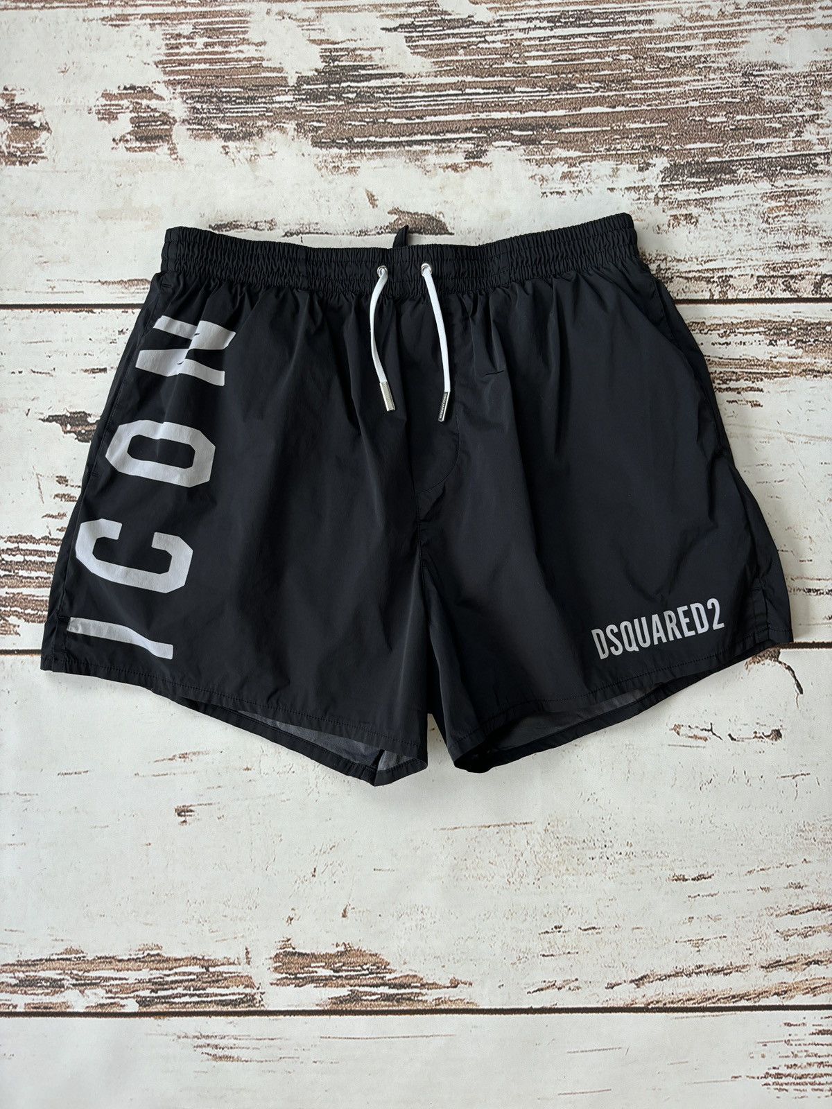 DSQUARED2 ICON ブラック ボクサー水着 サイズ50 ブラック ICON サイズ50 ボクサー水着 DSQUARED2