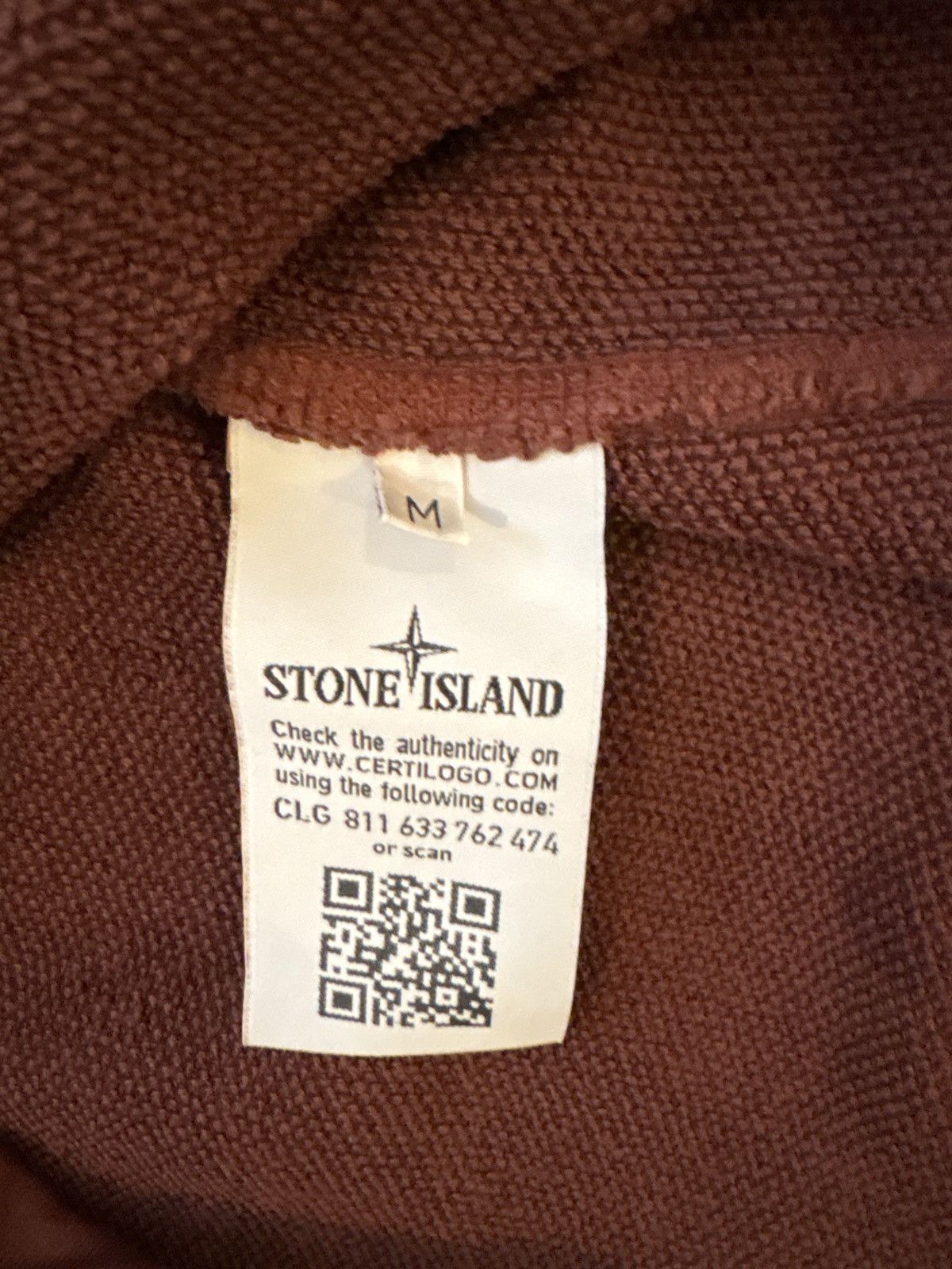 Stone Island Stone Island Burgundy Sweater Size US M / EU 48-50 / 2 - 5 Thumbnail
