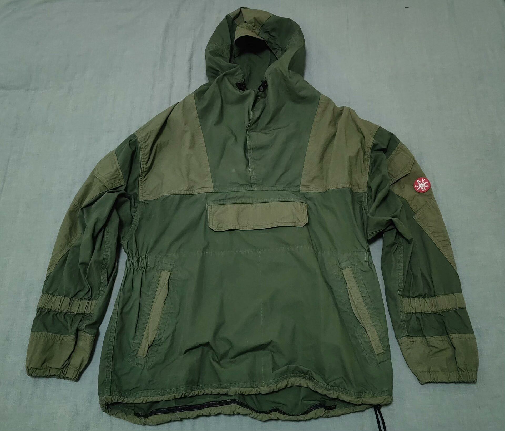 Cav Empt lightweight pullover jacket in green