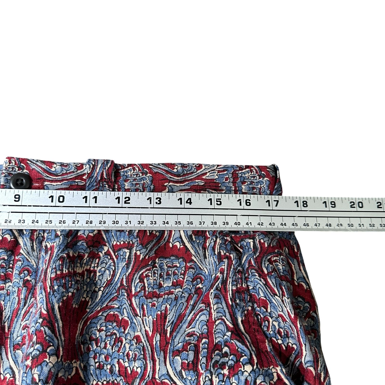J.Crew Vintage J.Crew Oarsman Linen Pants Men’s 32 x 34 Red Blue Size US 32 / EU 48 - 7 Thumbnail