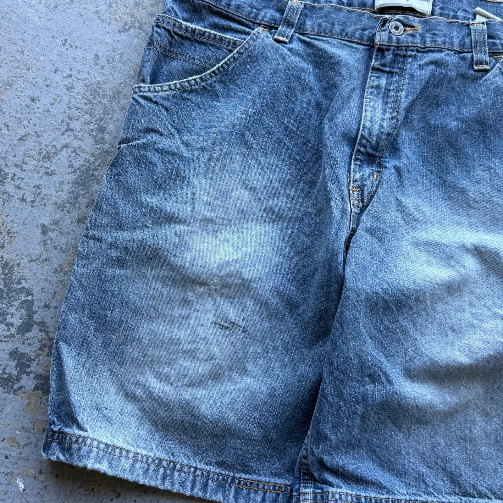 Faded Glory Vintage Y2K Loose Fit Denim Carpenter Jorts Sz 38 Size US 38 / EU 54 - 3 Thumbnail