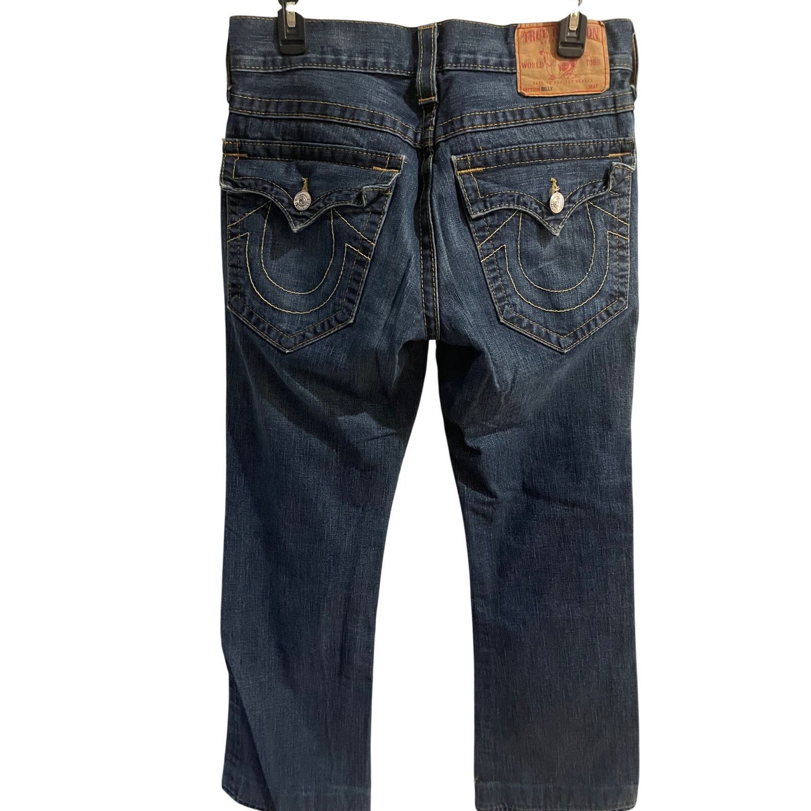 True Religion True Religion Billy Straight Jeans Dark Wash USA Denim Size US 30 / EU 46 - 3 Thumbnail